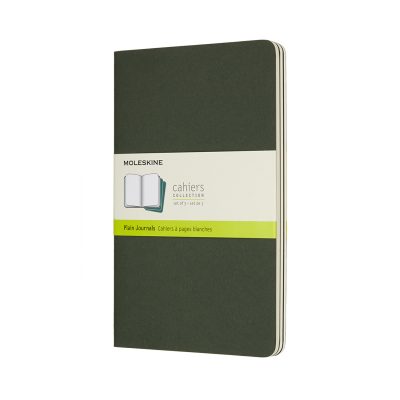 Набір Зошитів Cahier Зелений - Середній (13 x 21 см), Нелінований