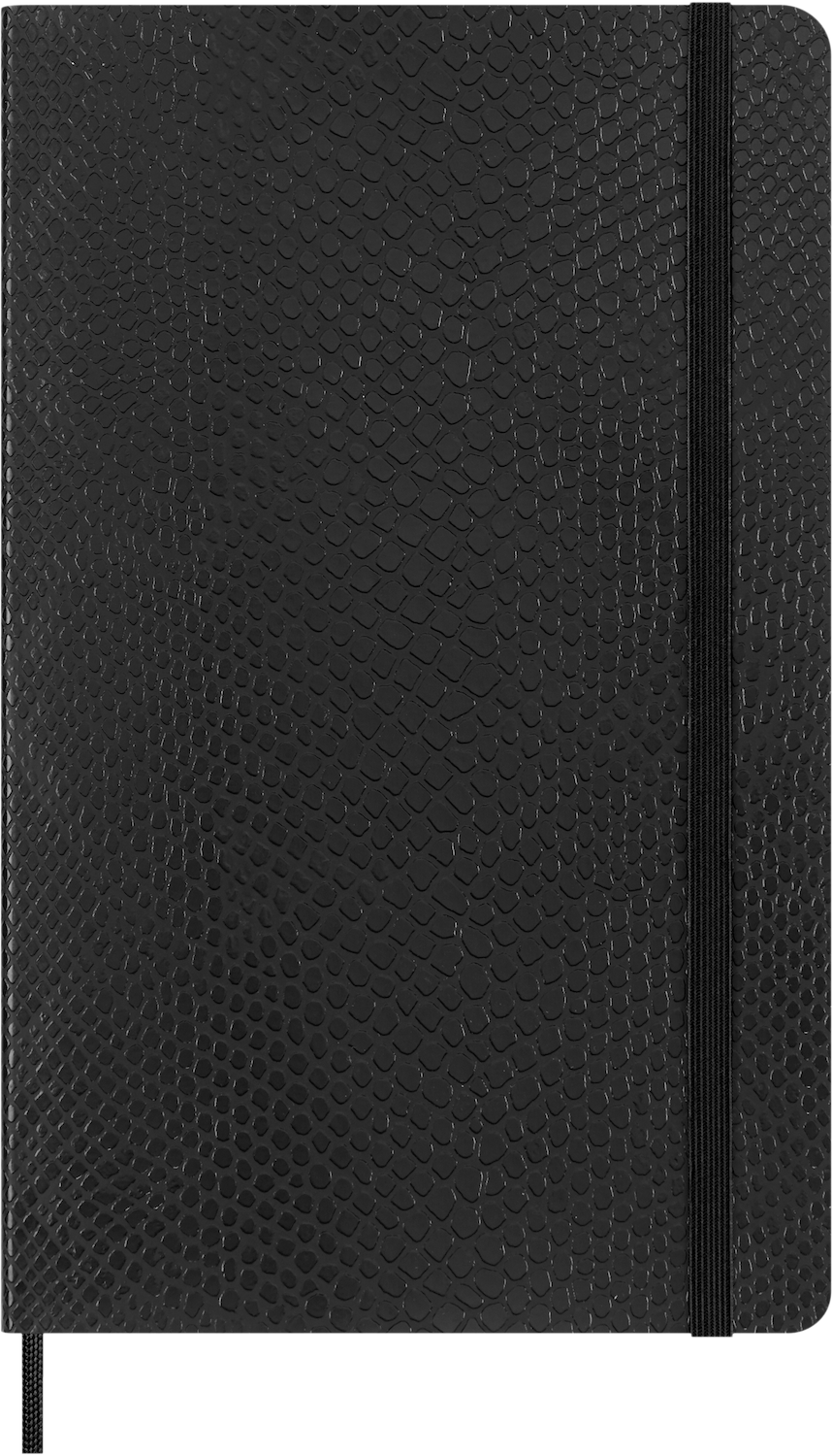 Записник Precious & Ethical середній Лінійка Чорний мʼякий - Зображення 3