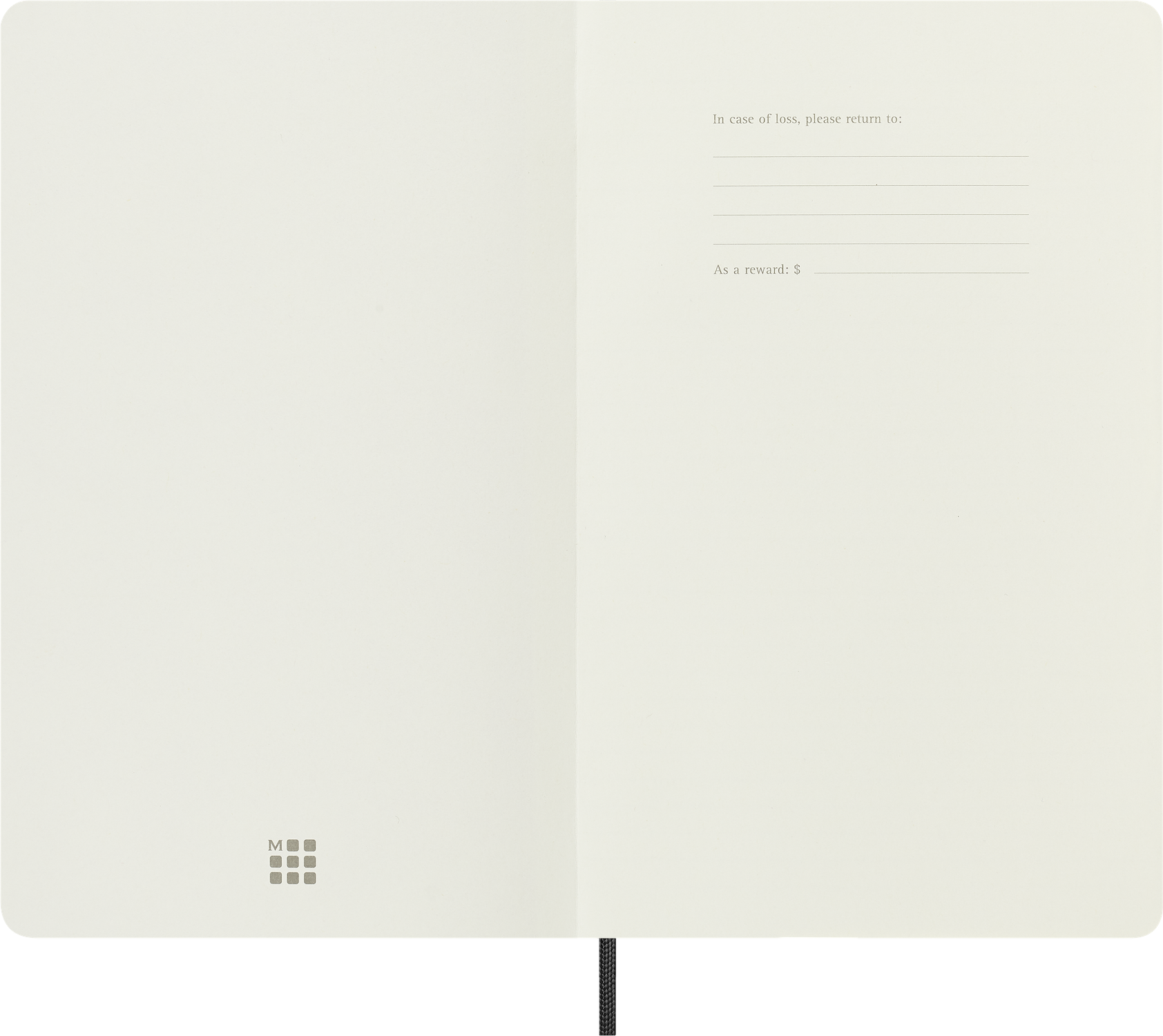 Записник Precious & Ethical середній Лінійка Чорний мʼякий - Зображення 5