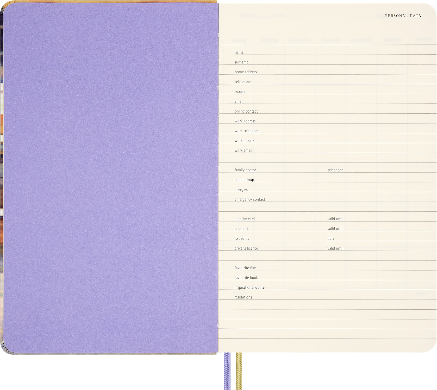 Щотижневик Impressionism з місцем для дат середній - Зображення 6