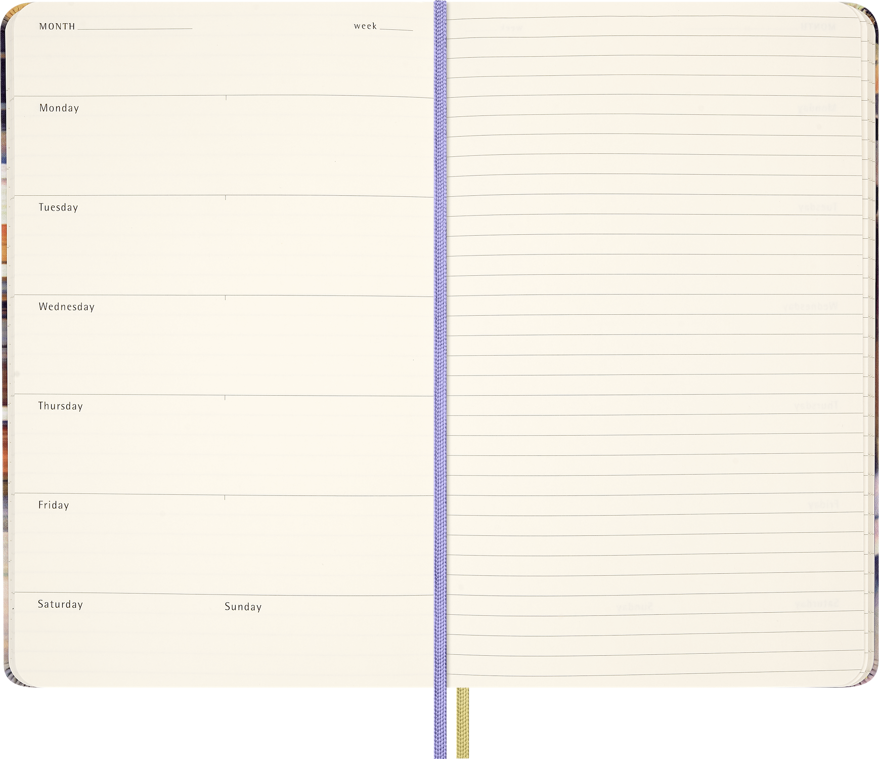 Щотижневик Impressionism з місцем для дат середній - Зображення 9