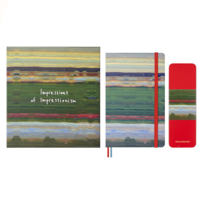 Подарунковий набір Impressionism / Записник + 6 акварельних олівців