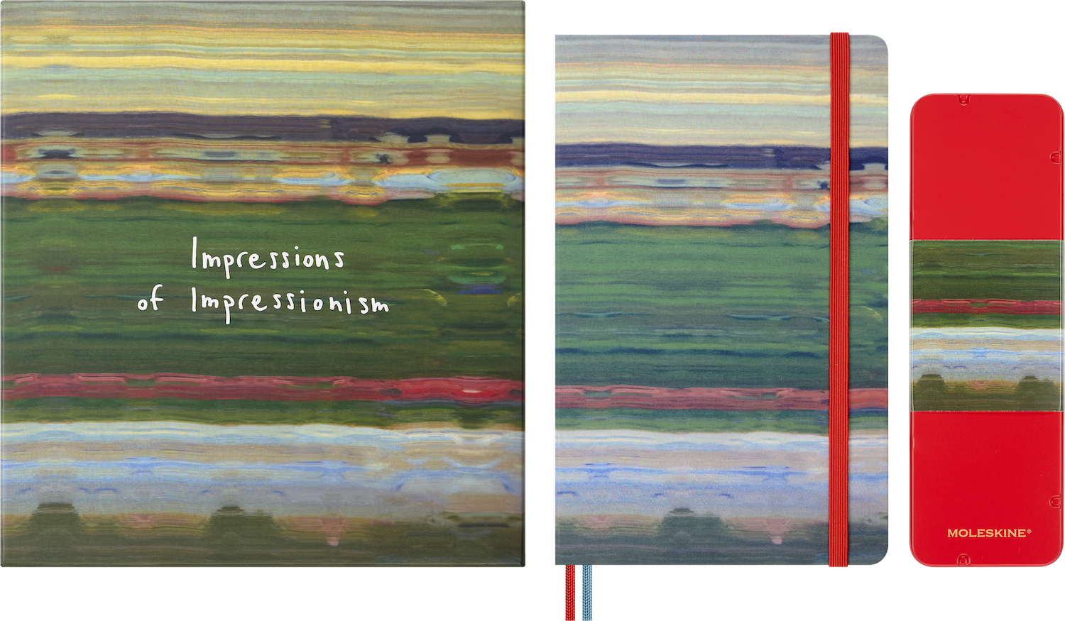 Подарунковий набір Impressionism / Записник + 6 акварельних олівців - Зображення 2