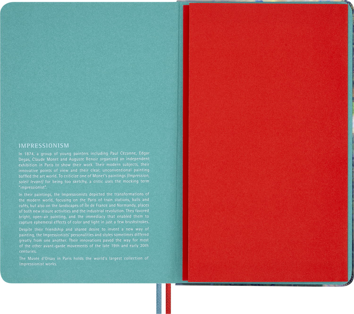 Подарунковий набір Impressionism / Записник + 6 акварельних олівців - Зображення 7