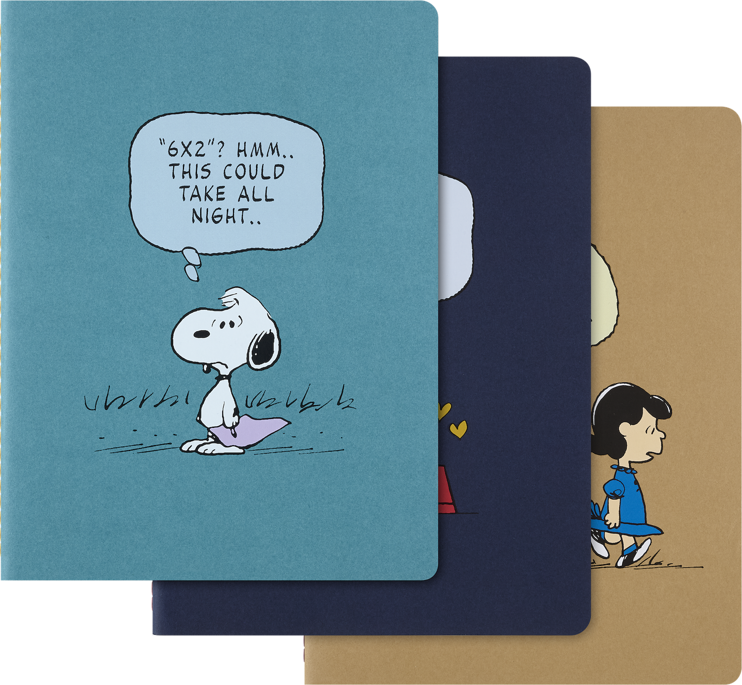 Набір записників Cahier Peanuts 3 шт - Зображення 2