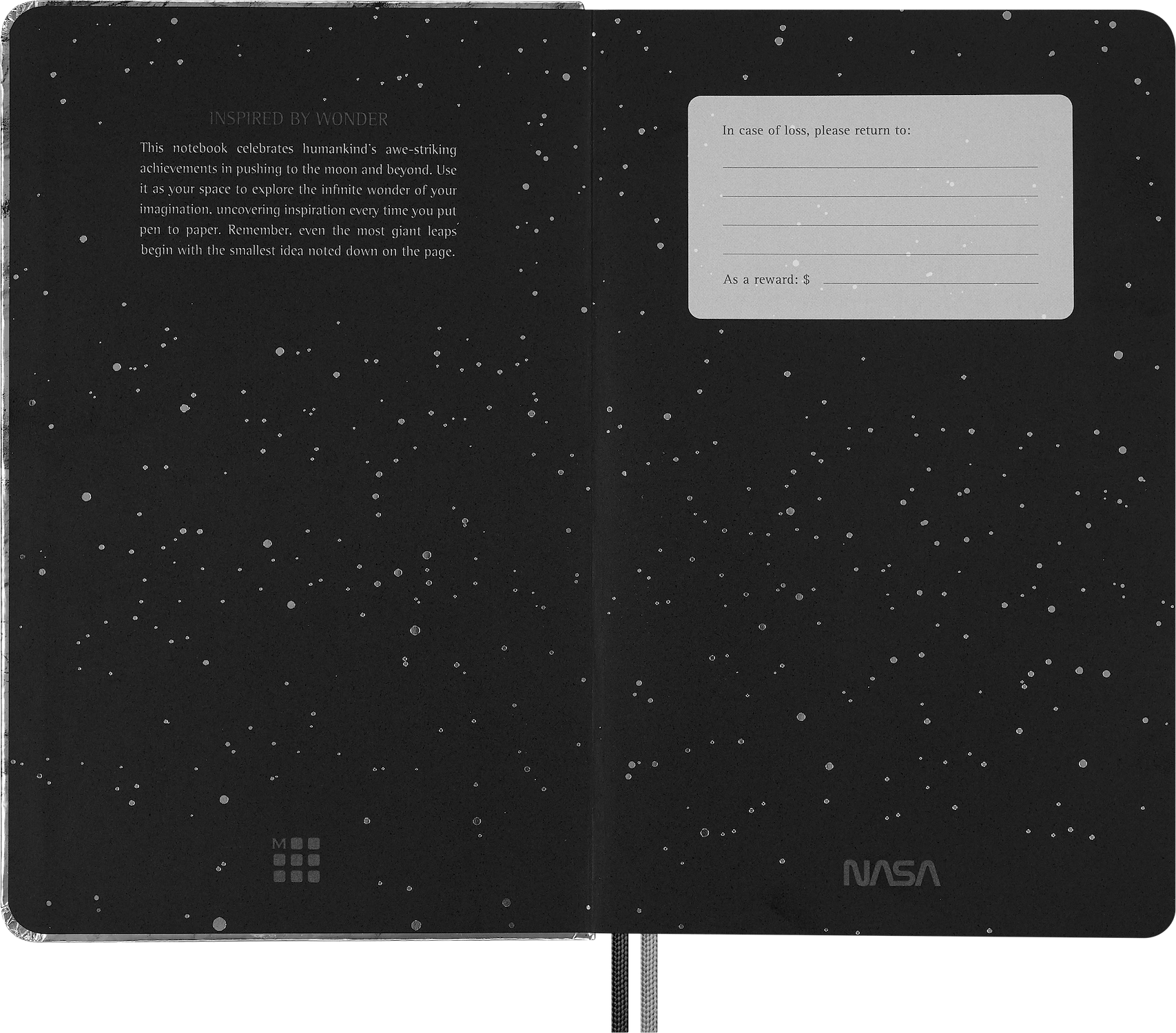 Подарунковий набір NASA Drawing set / Записник + 2 кліпси + 4 олівці Blackwing - Зображення 6