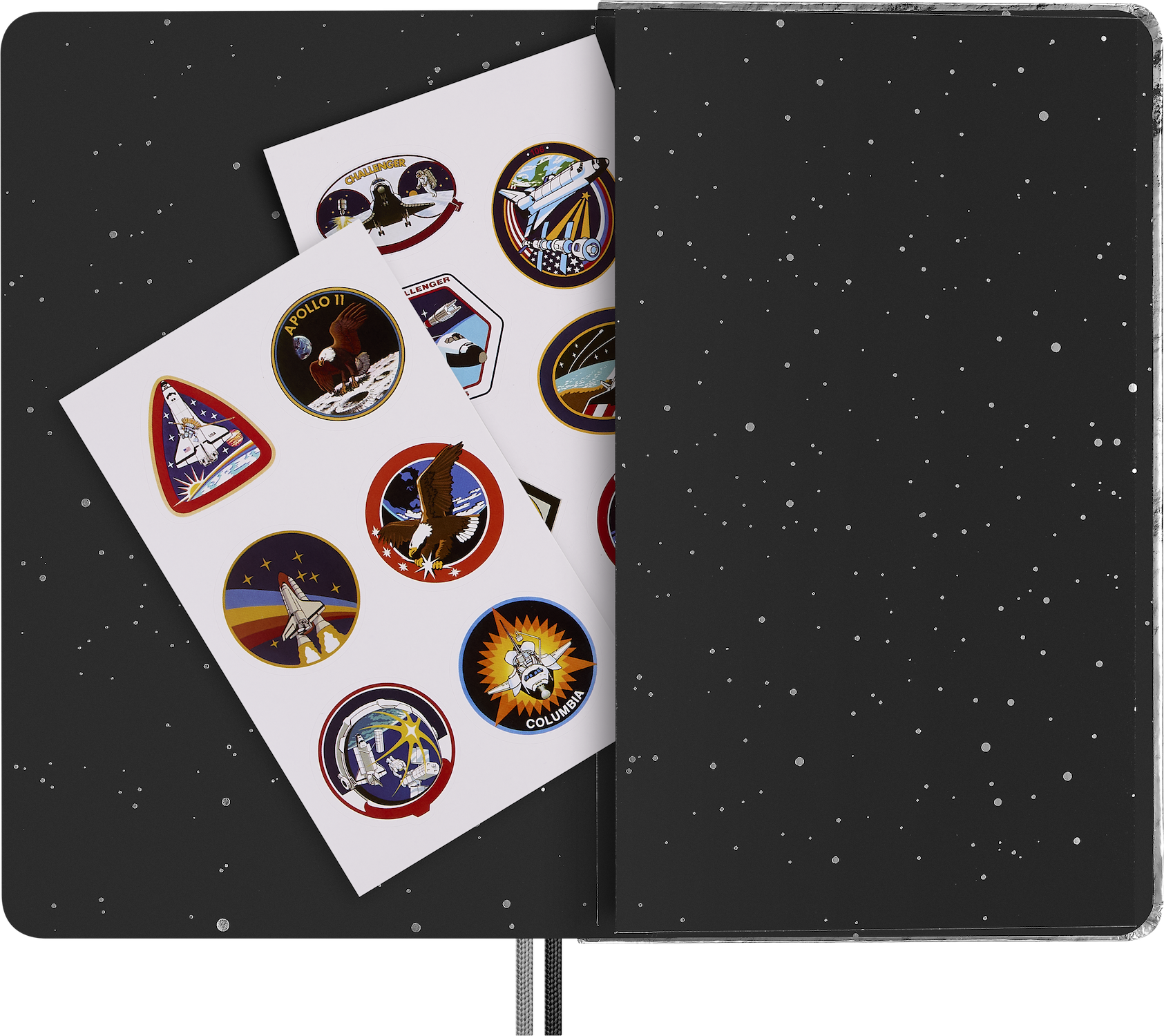 Подарунковий набір NASA Drawing set / Записник + 2 кліпси + 4 олівці Blackwing - Зображення 8