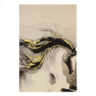 Записник Year of the Horse середній Лінійка Сірий + бокс