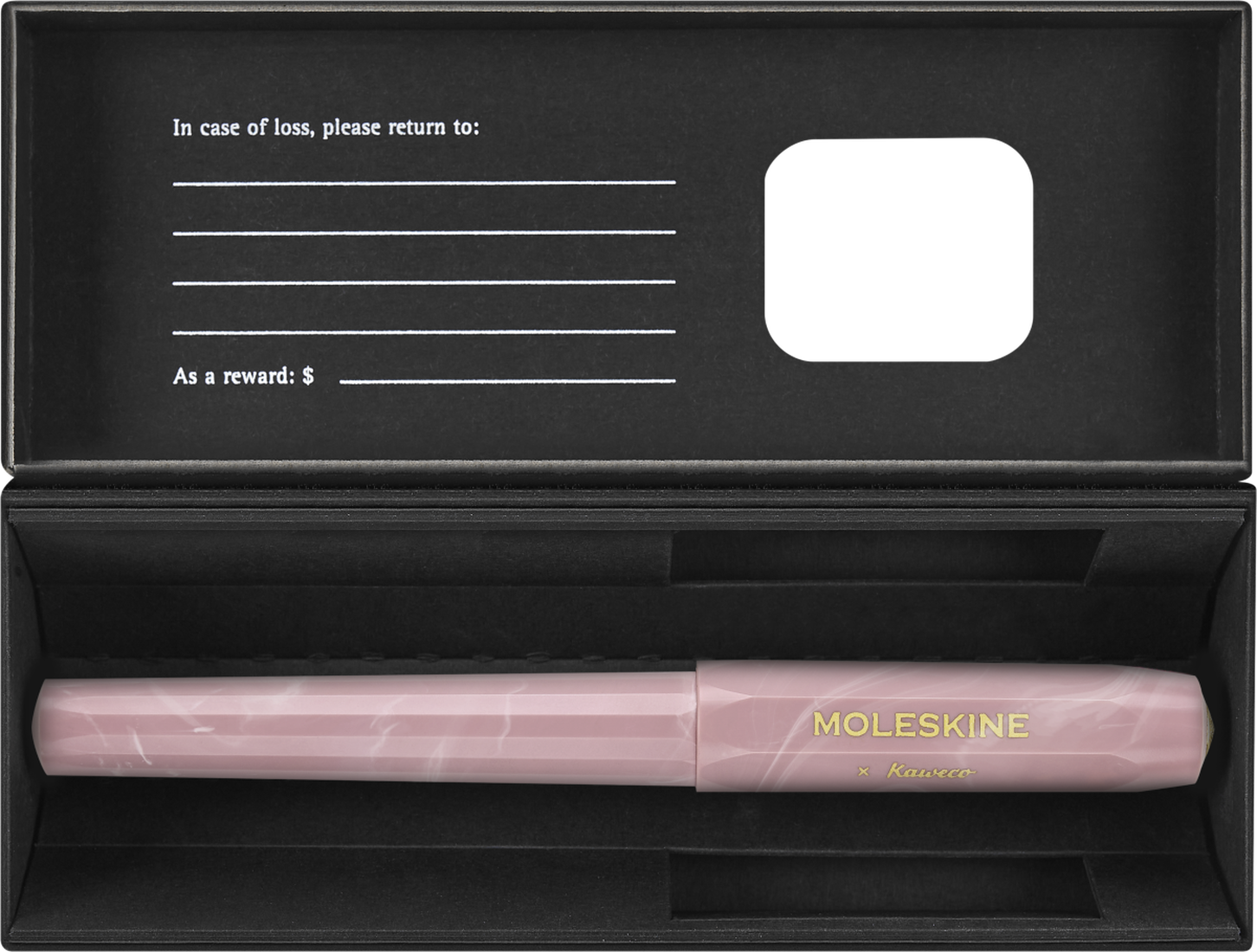 Кулькова ручка Moleskine x Kaweco Sakura Рожева Стрижень 1 мм Синій - Зображення 4