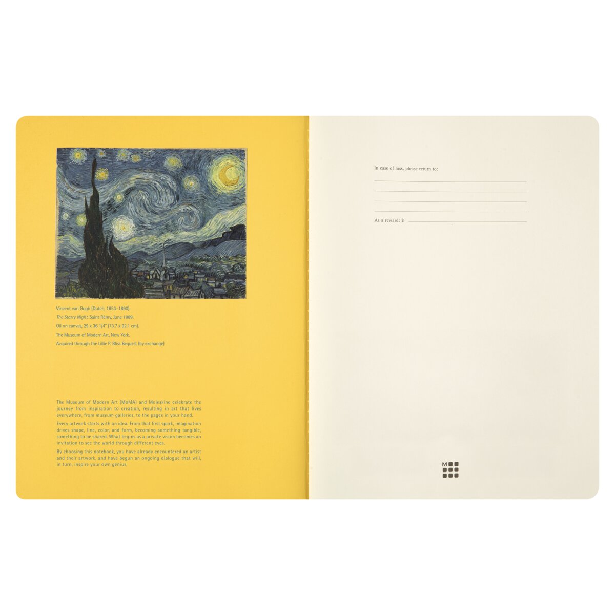 Записник Cahier MoMA Van Gogh великий Лінійка - Зображення 3