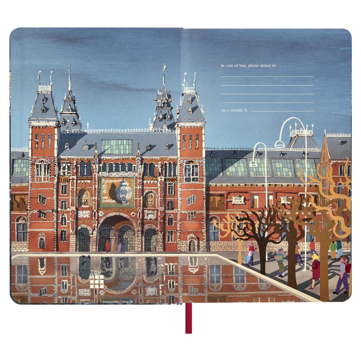 Записник I am Amsterdam середній Лінійка - Зображення 2