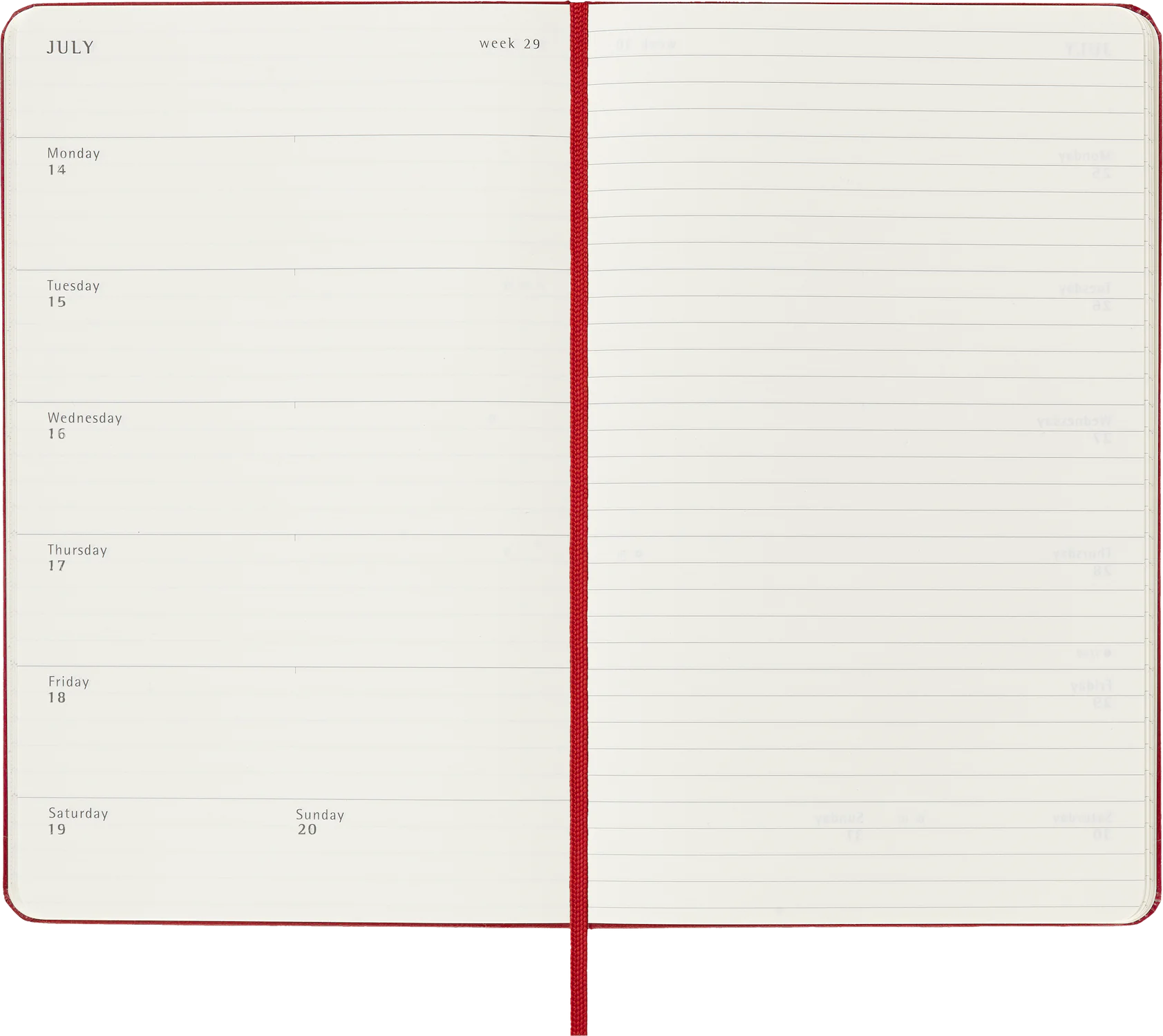 Щотижневик 2025 Червоний - Зображення 4