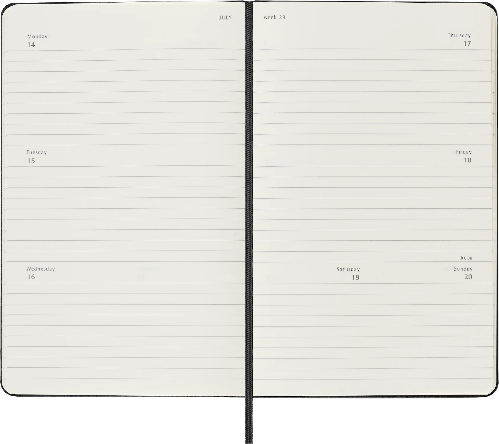 Щотижневик 2025 Горизонтальний Чорний - Зображення 4