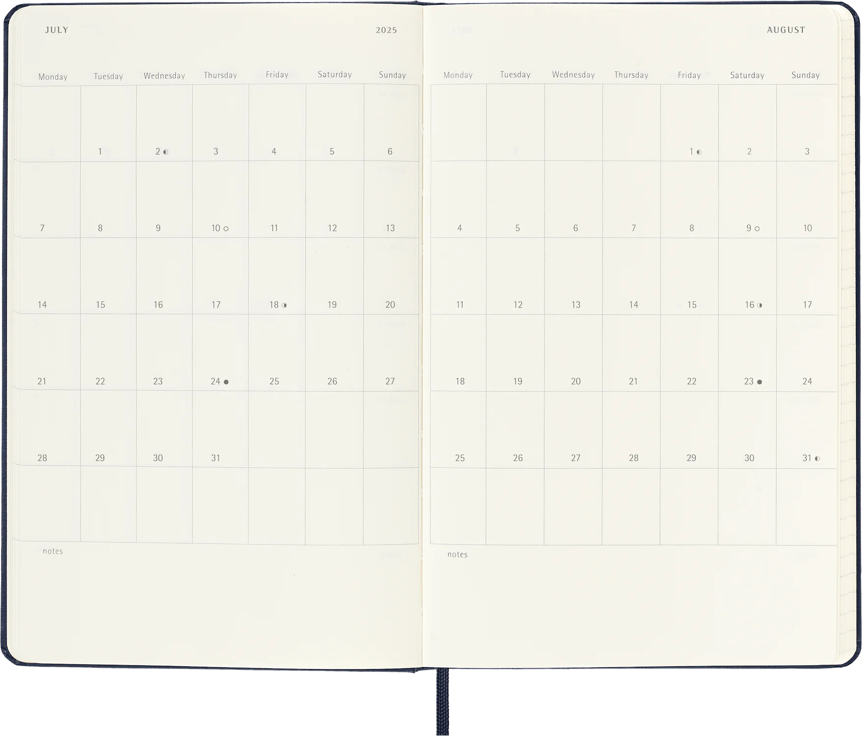 Щотижневик 2025 Горизонтальний Чорний - Зображення 5