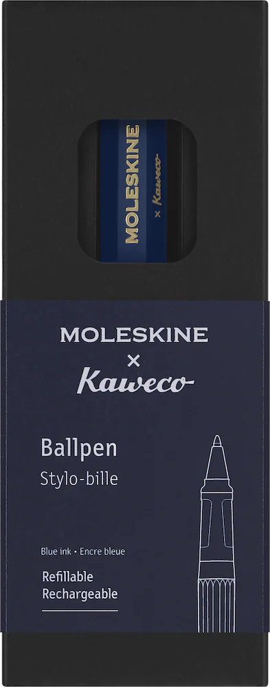 Кулькова ручка Moleskine x Kaweco Синя Стрижень 1 мм Синій - Зображення 5