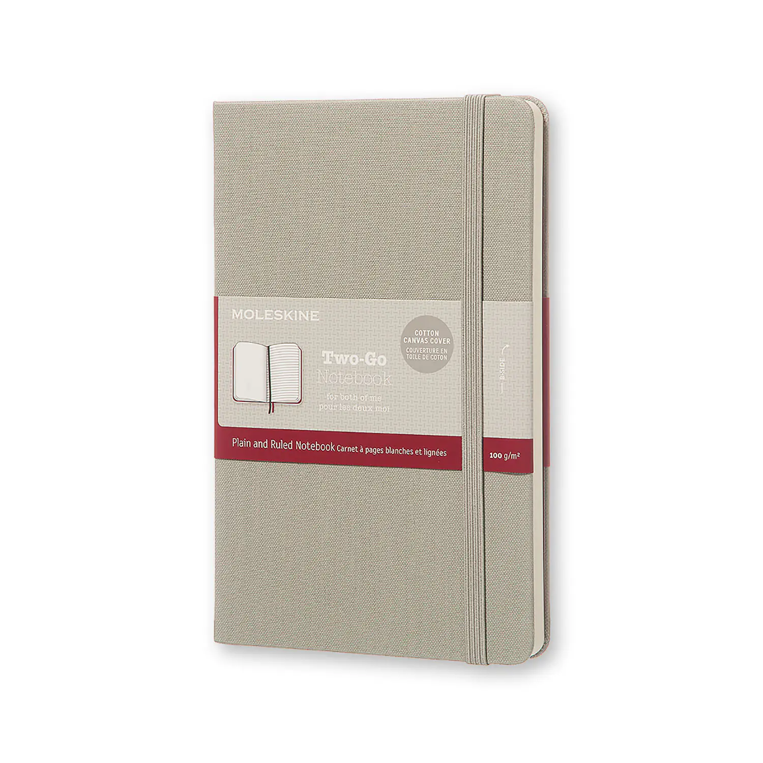 Записник Two-Go медіум Сірий