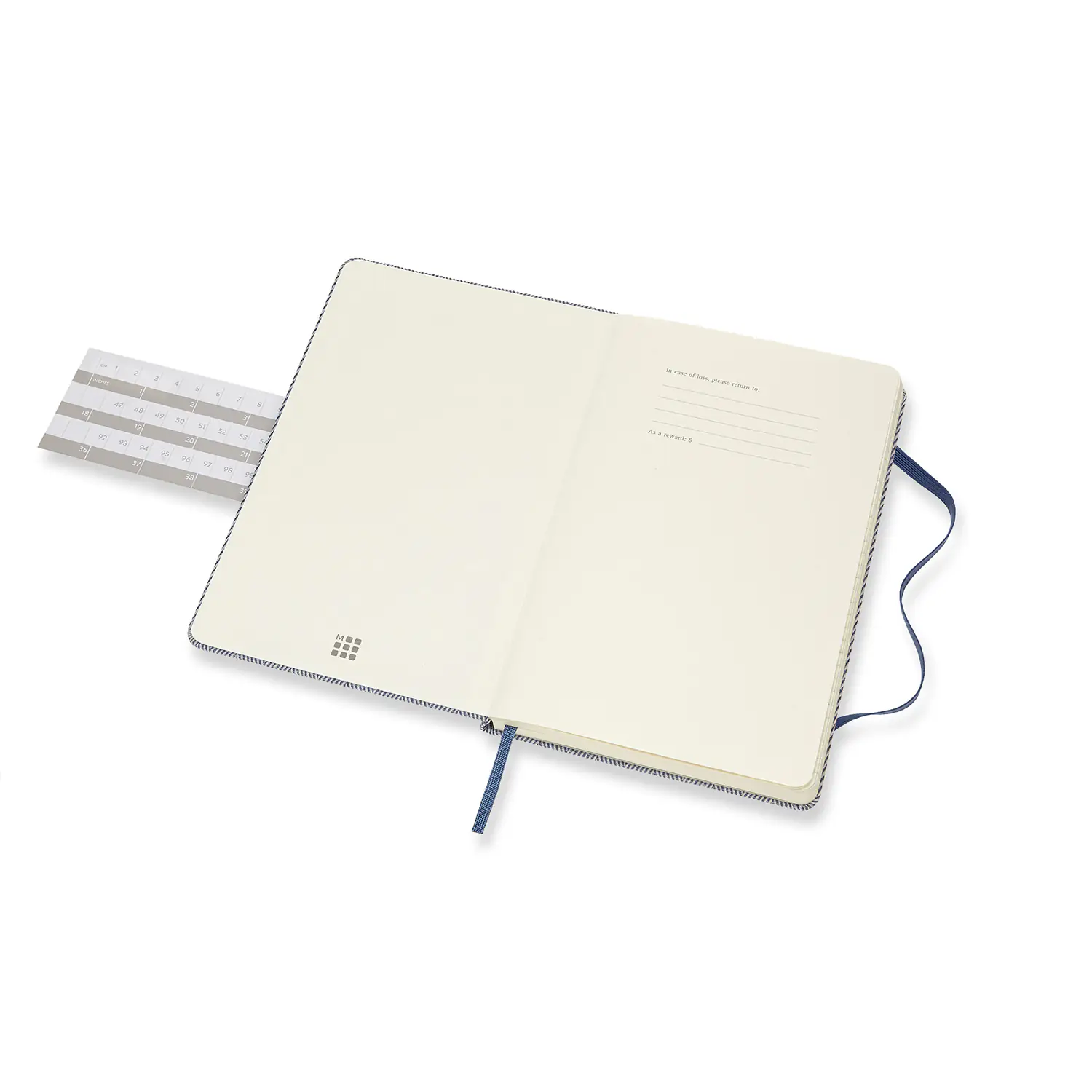 Записник Blend середній Лінійка Синій Канва - Зображення 3