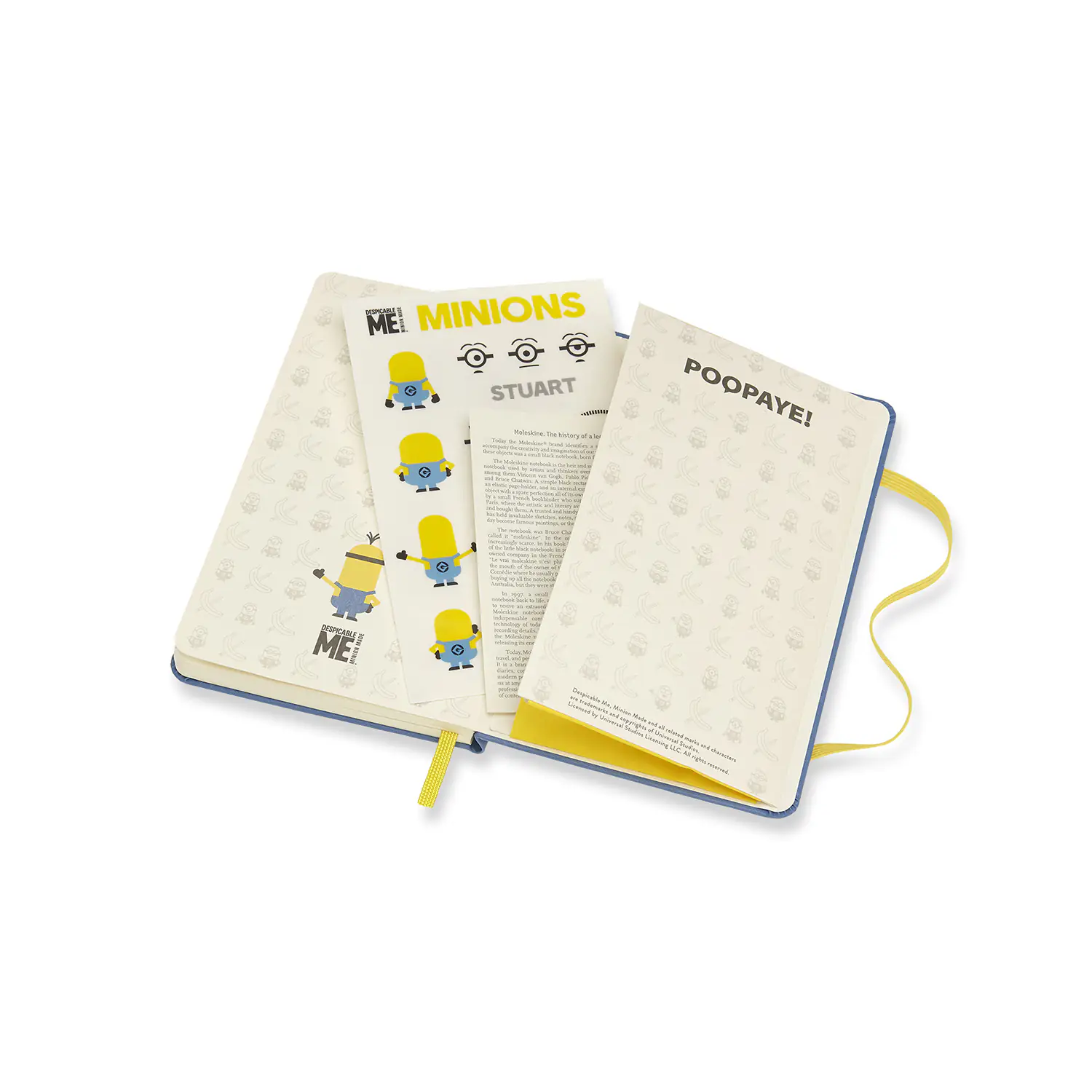 Записник Minions Кишеньковий Лінійка Блакитний - Зображення 6