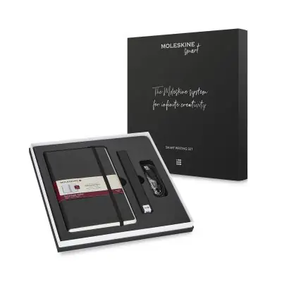Набір Moleskine Smart Writing Set Ellipse Лінійка Чорний