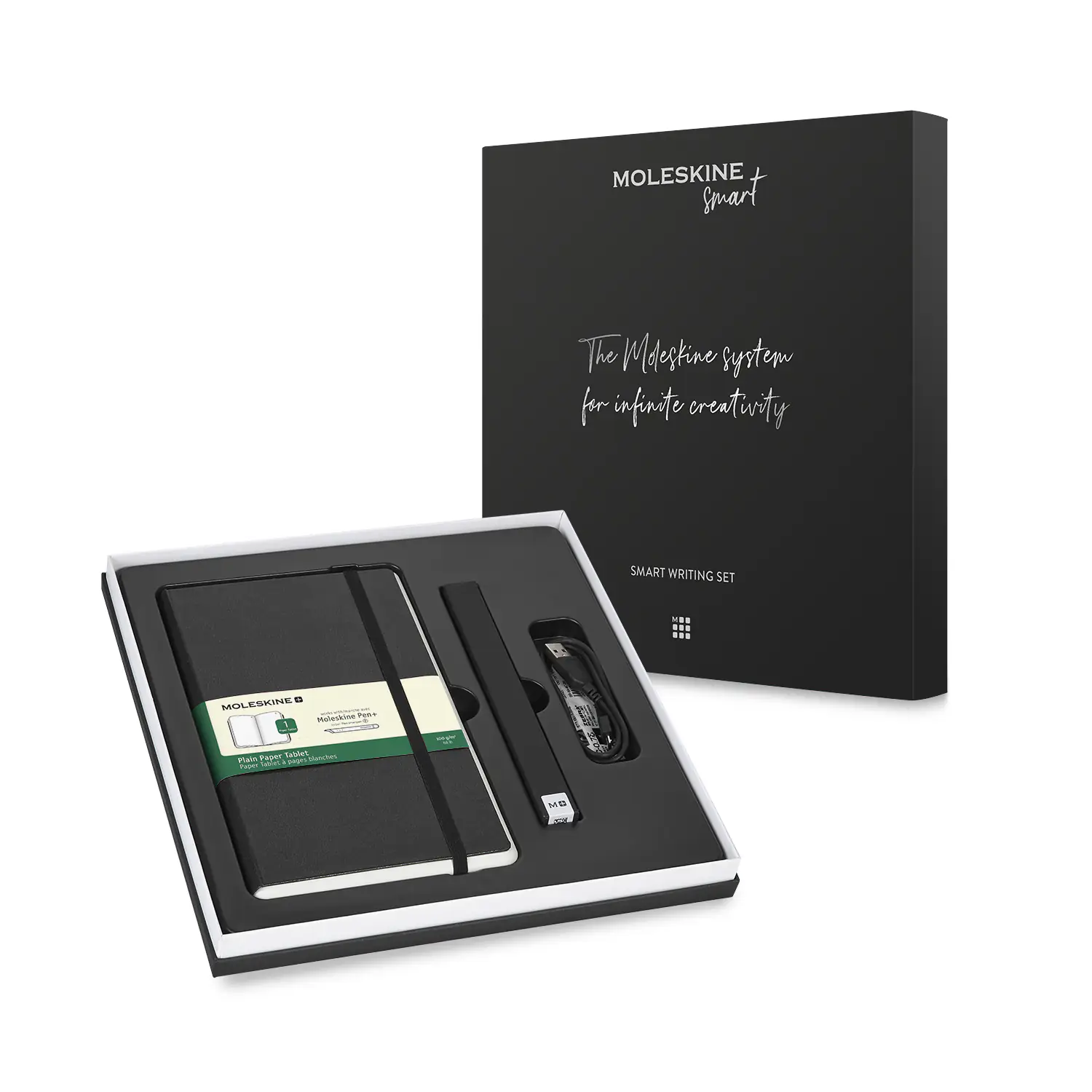 Набір Moleskine Smart Writing Set Ellipse Нелінований Чорний