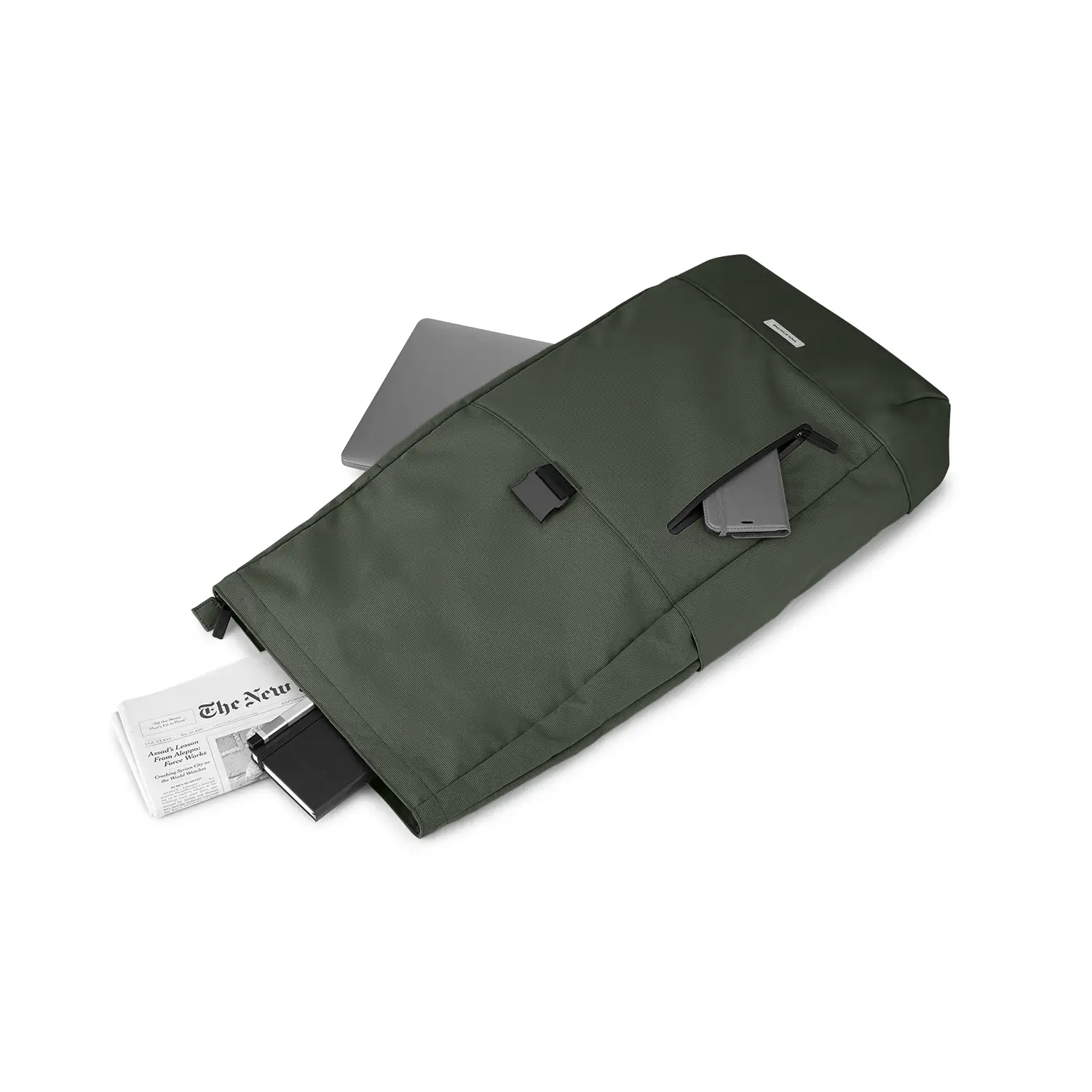 Рюкзак Metro Rolltop Темно-зелений - Зображення 5
