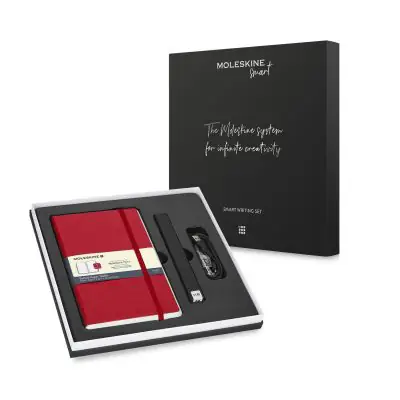 Набір Moleskine Smart Writing Set Ellipse Лінійка Червоний