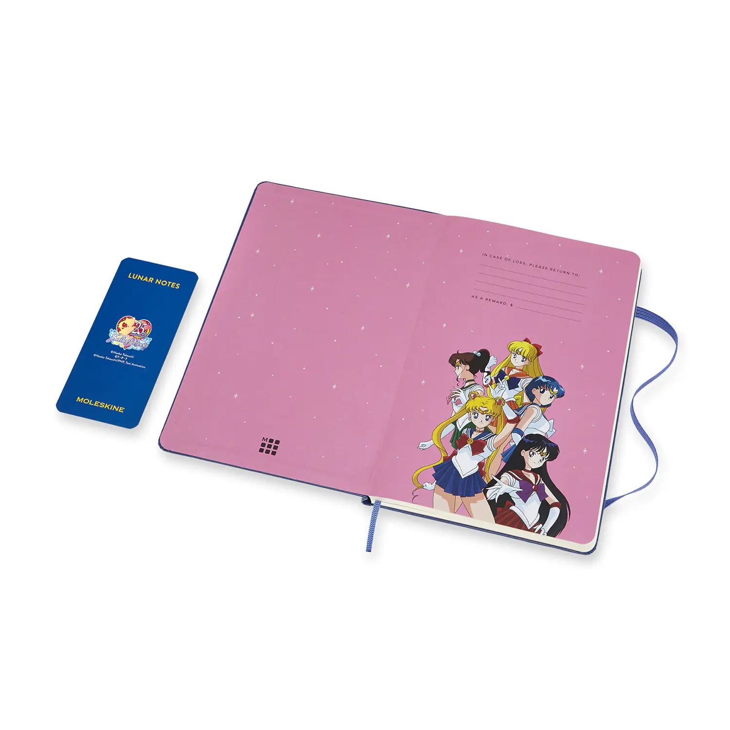 Записник Sailor Moon середній Лінійка Синій - Image 3