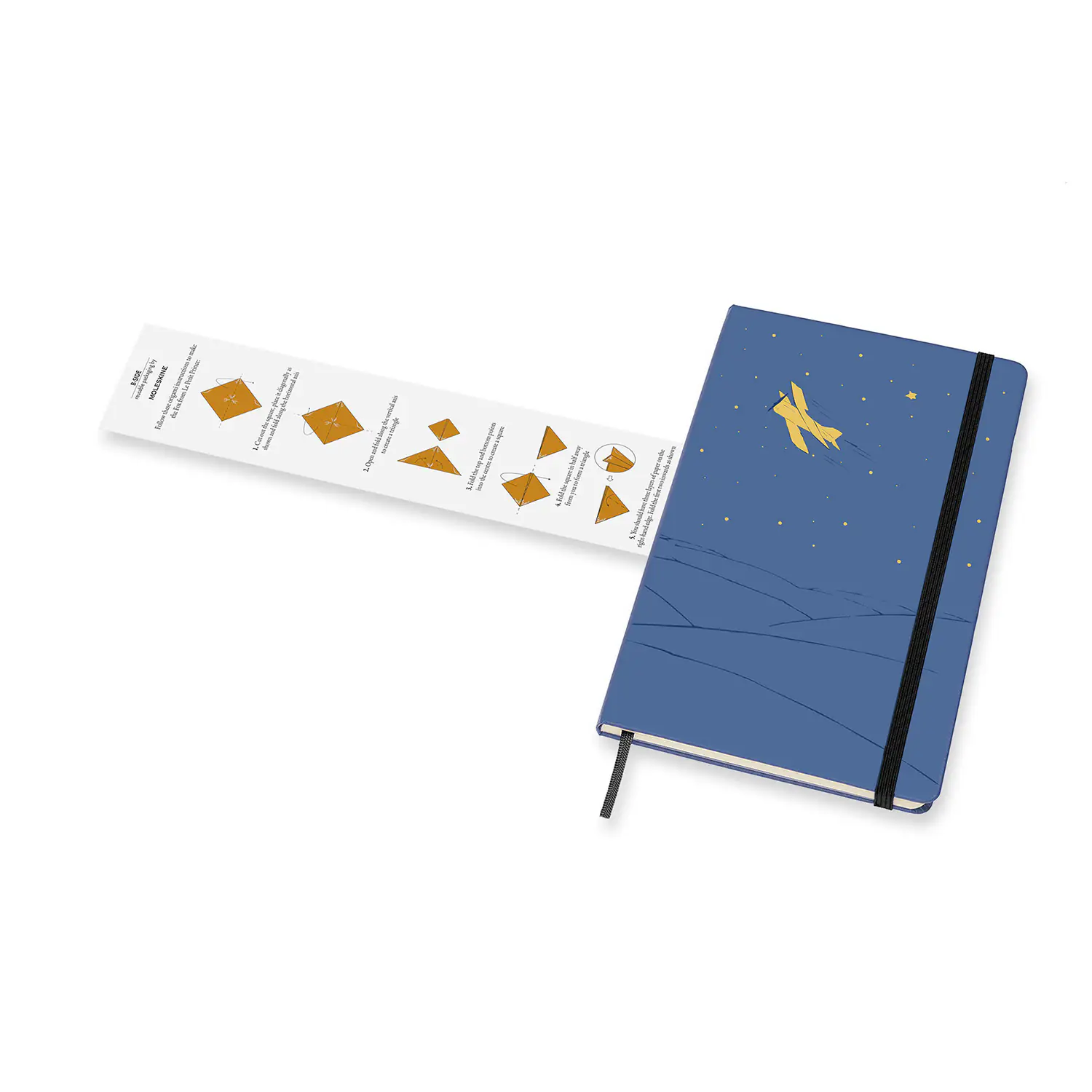 Записник Le Petit Prince середній Лінійка Синій - Зображення 6