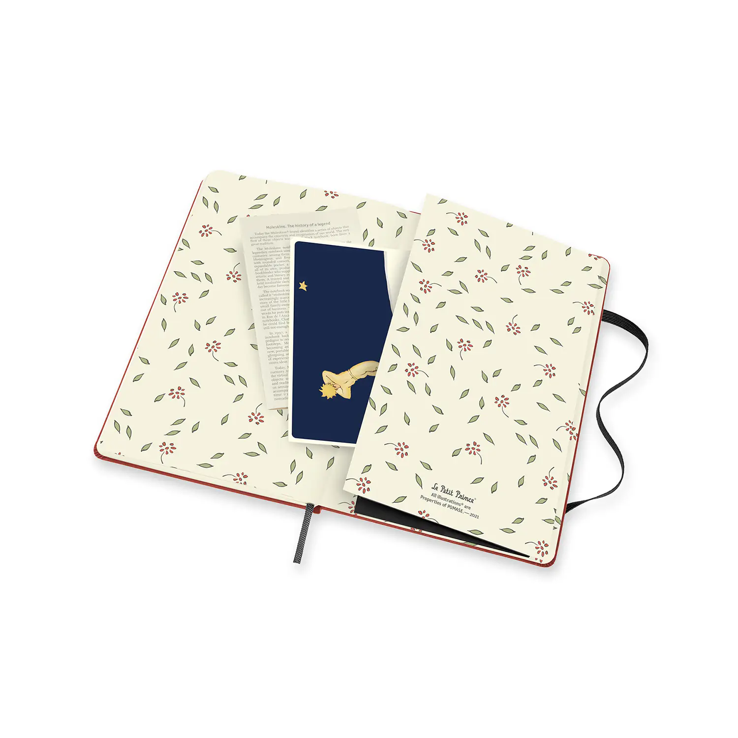 Записник Le Petit Prince середній Нелінований Кораловий - Зображення 5