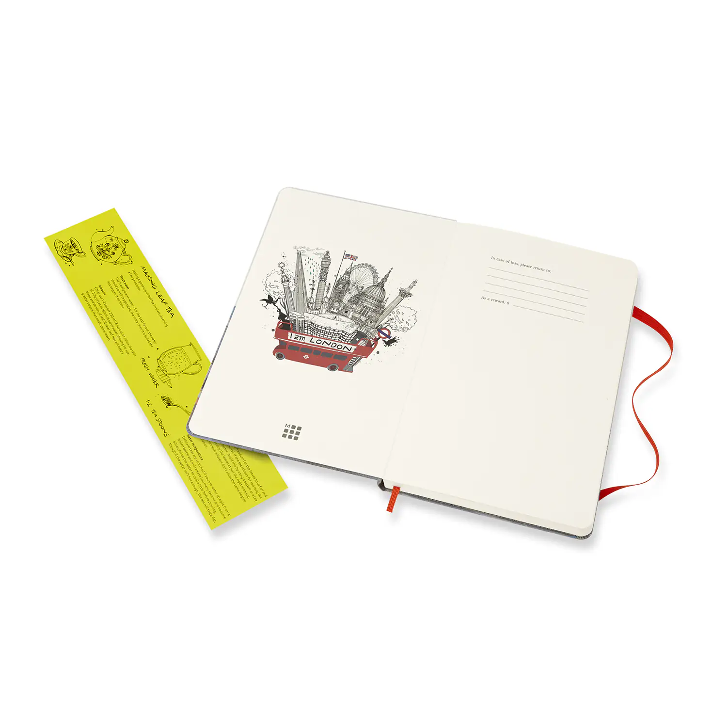 Записник I am London середній Лінійка - Зображення 3