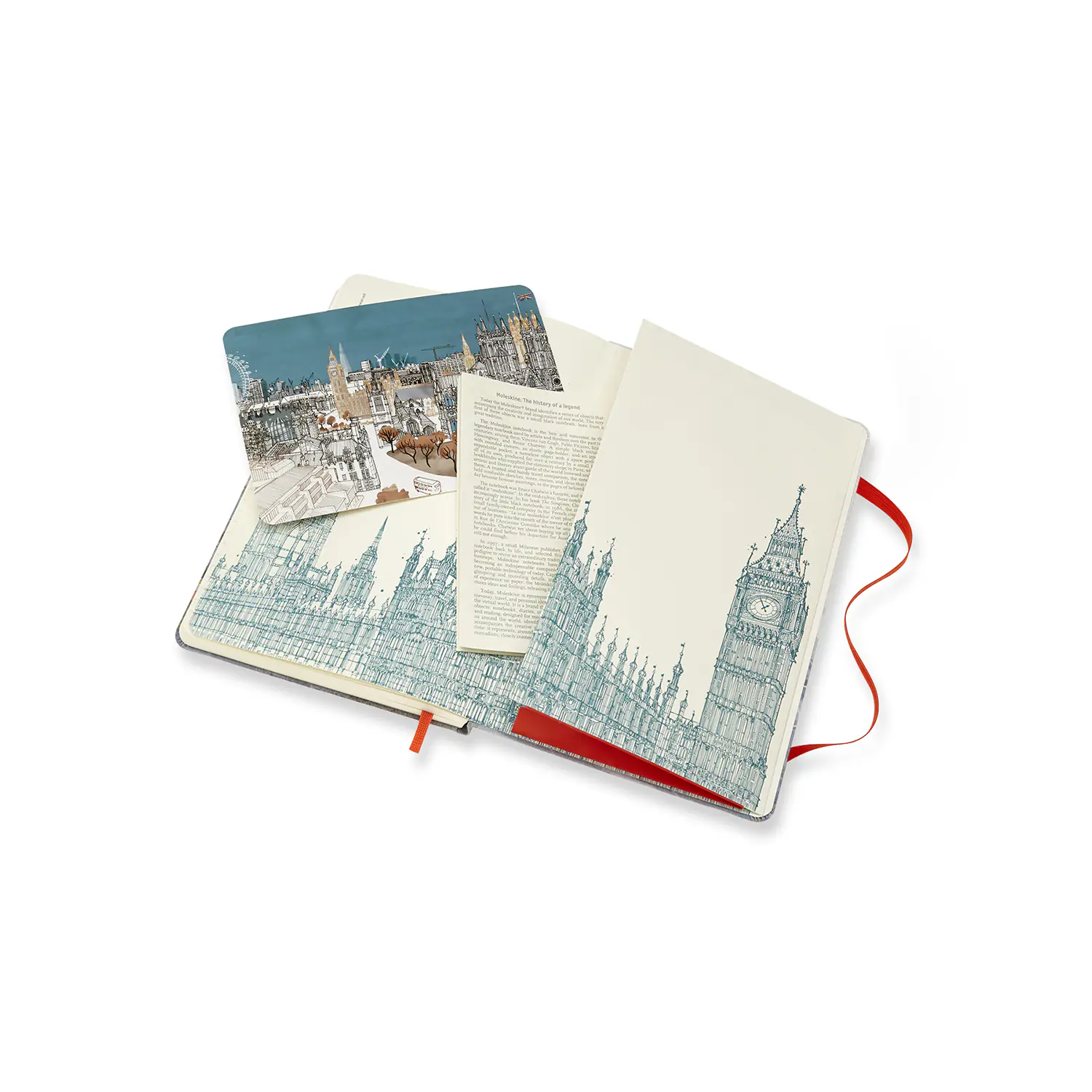 Записник I am London середній Лінійка - Зображення 5