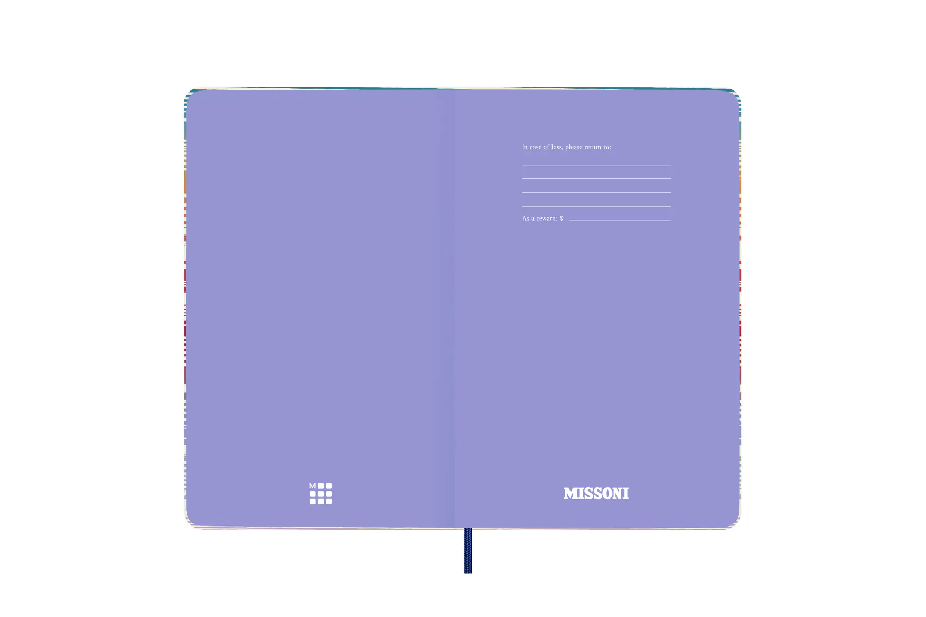 Записник Moleskine Missoni середній Лінійка Канва - Зображення 3