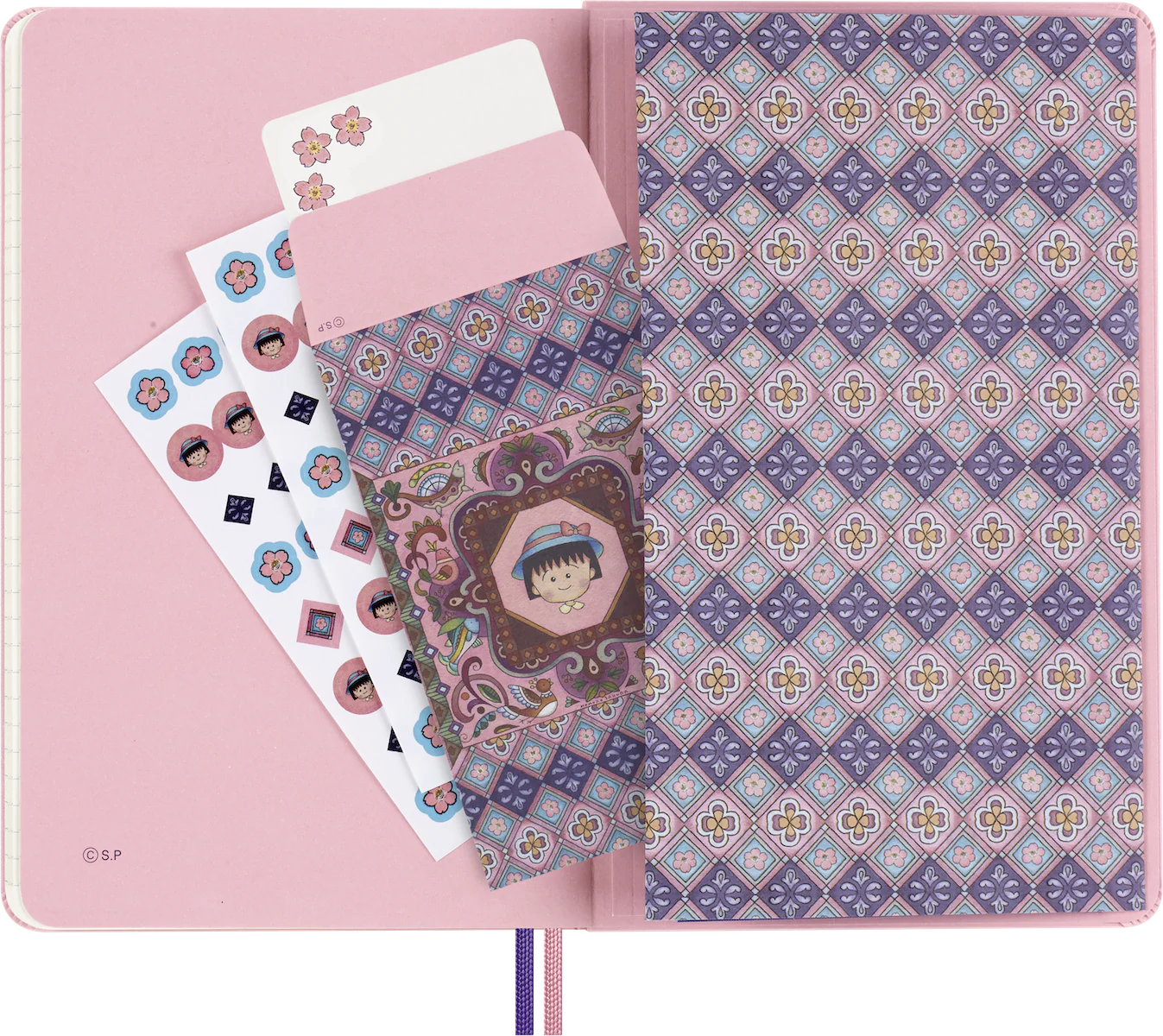 Записник Sakura x Momoko середній Лінійка Канва - Зображення 7