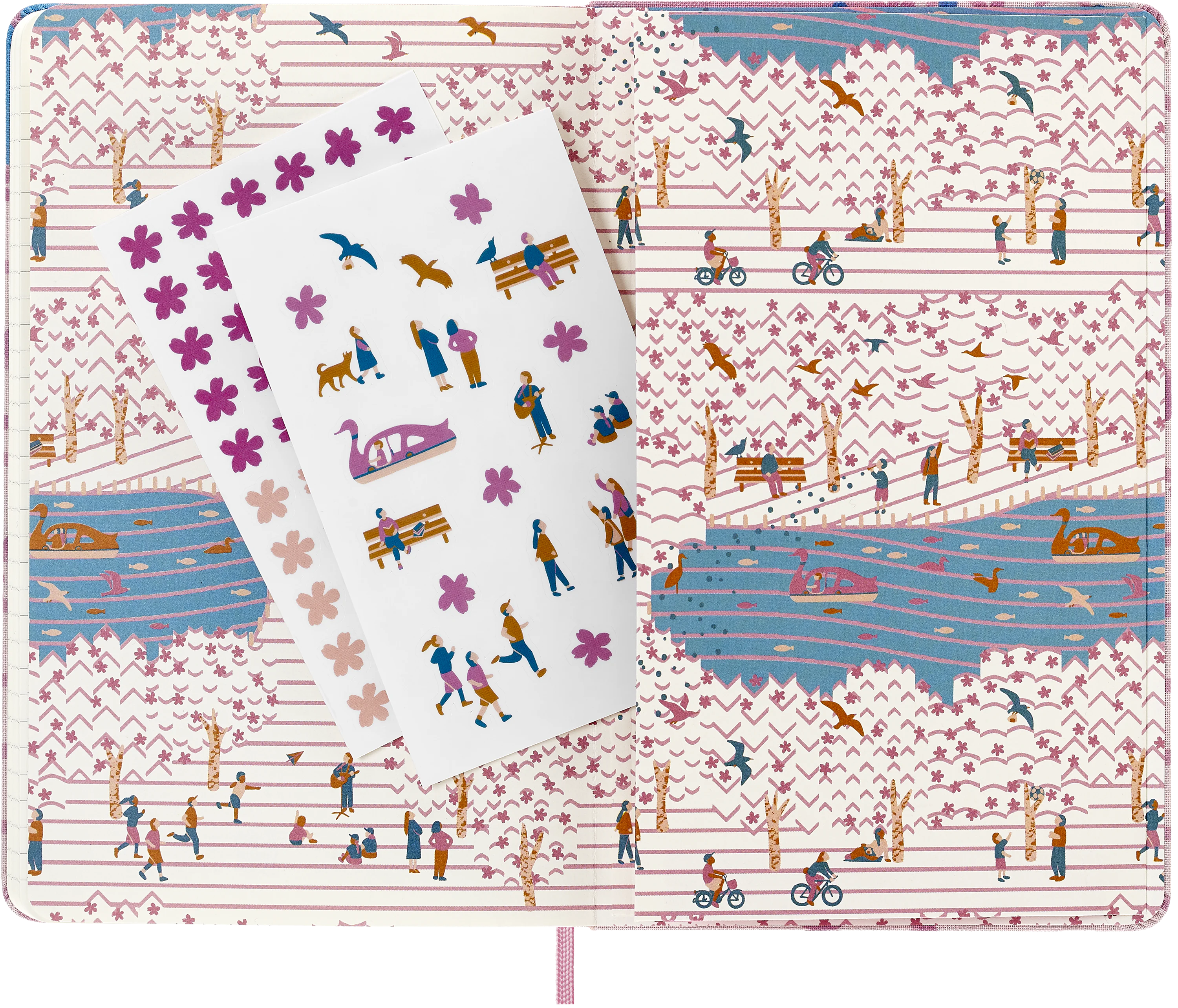 Записник Sakura x Yuri Himuro середній Лінійка Канва - Зображення 7