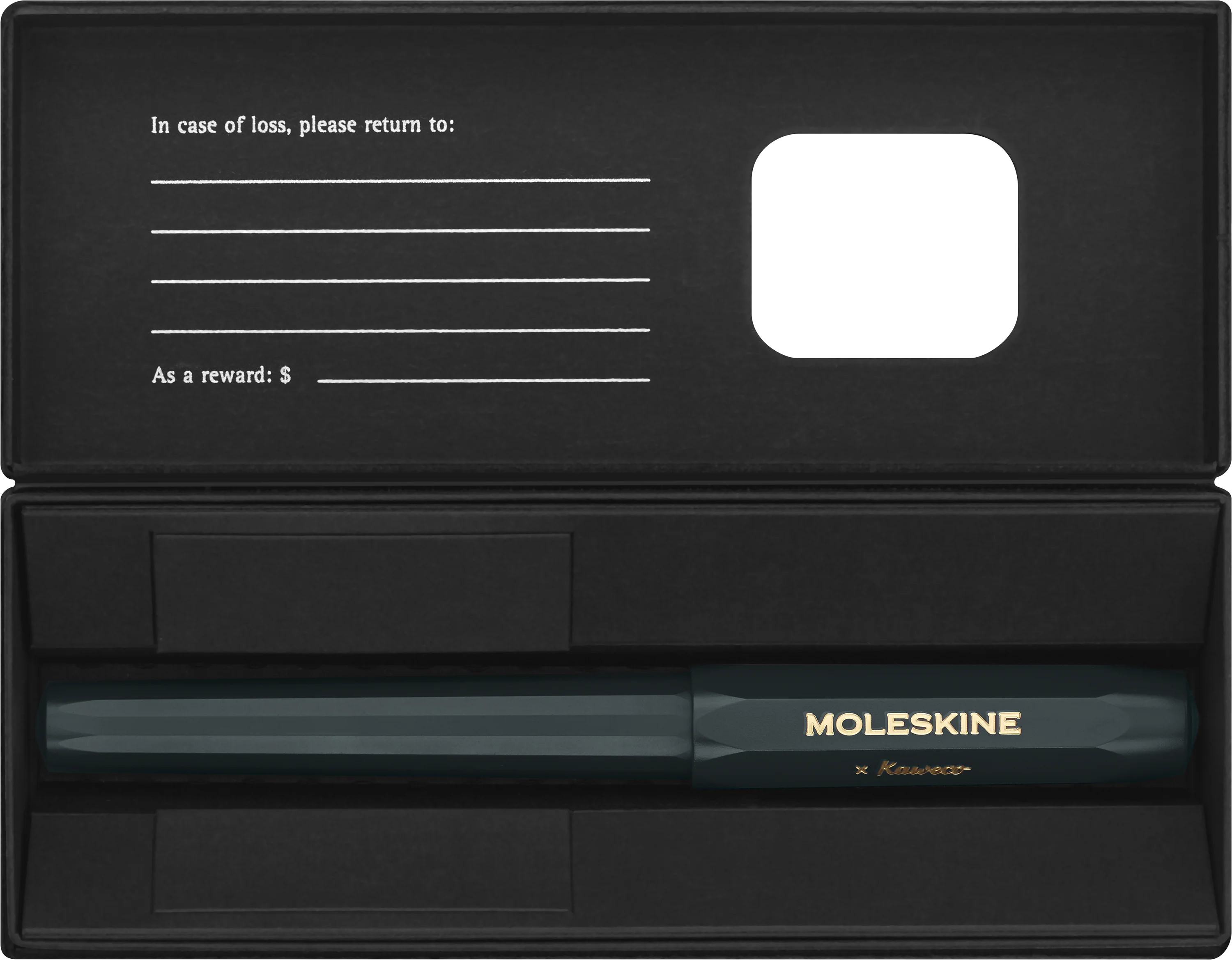Кулькова ручка Moleskine x Kaweco Зелена Стрижень 1 мм Синій - Зображення 4