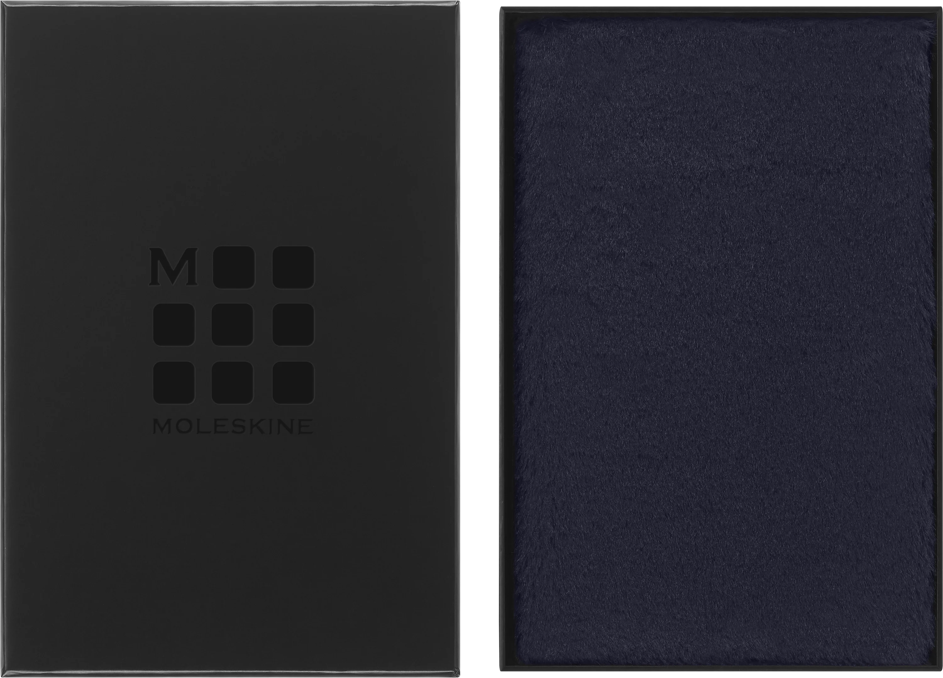 Записник Moleskine Soft Темно-синє штучне хутро + бокс - Зображення 2