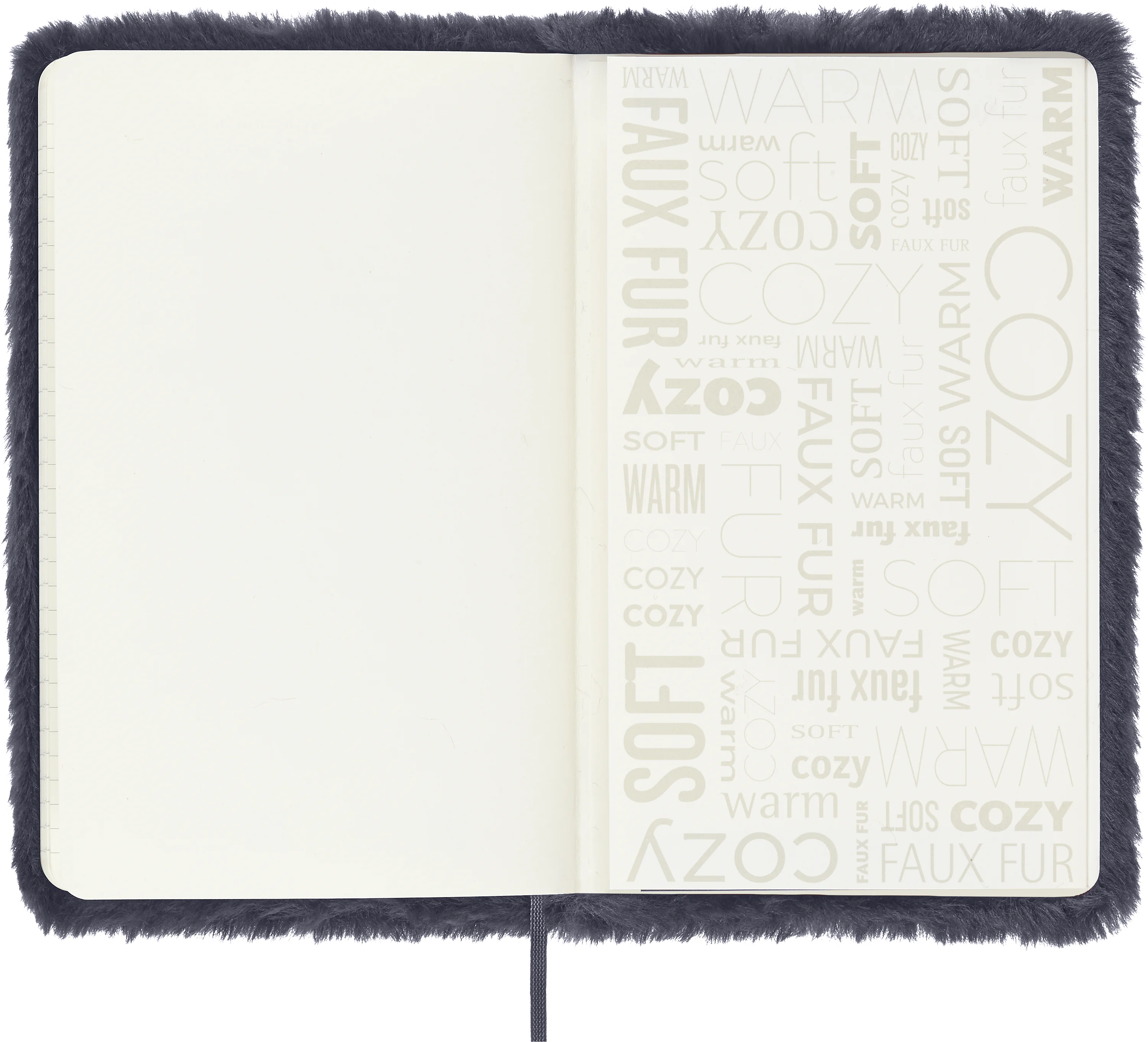 Записник Moleskine Soft Темно-синє штучне хутро + бокс - Зображення 7