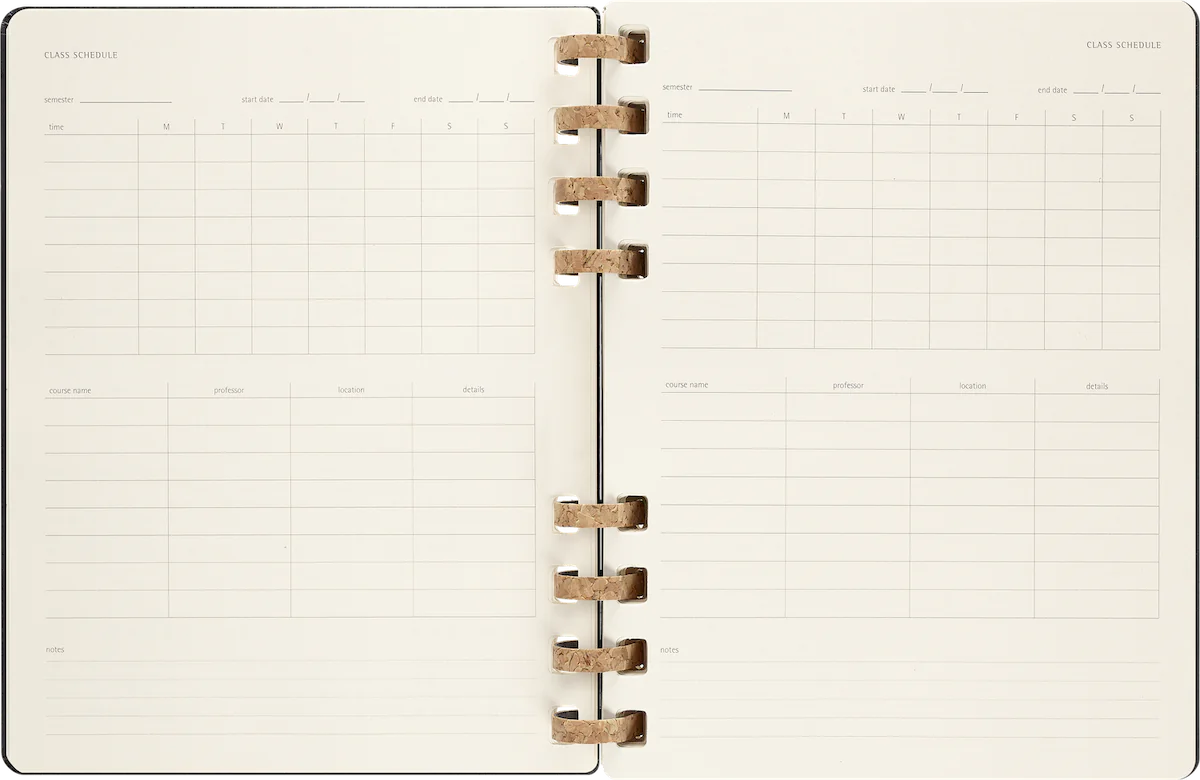 Щотижневик на 12 місяців 2023-2024 Spiral Академічний Чорний - Зображення 6