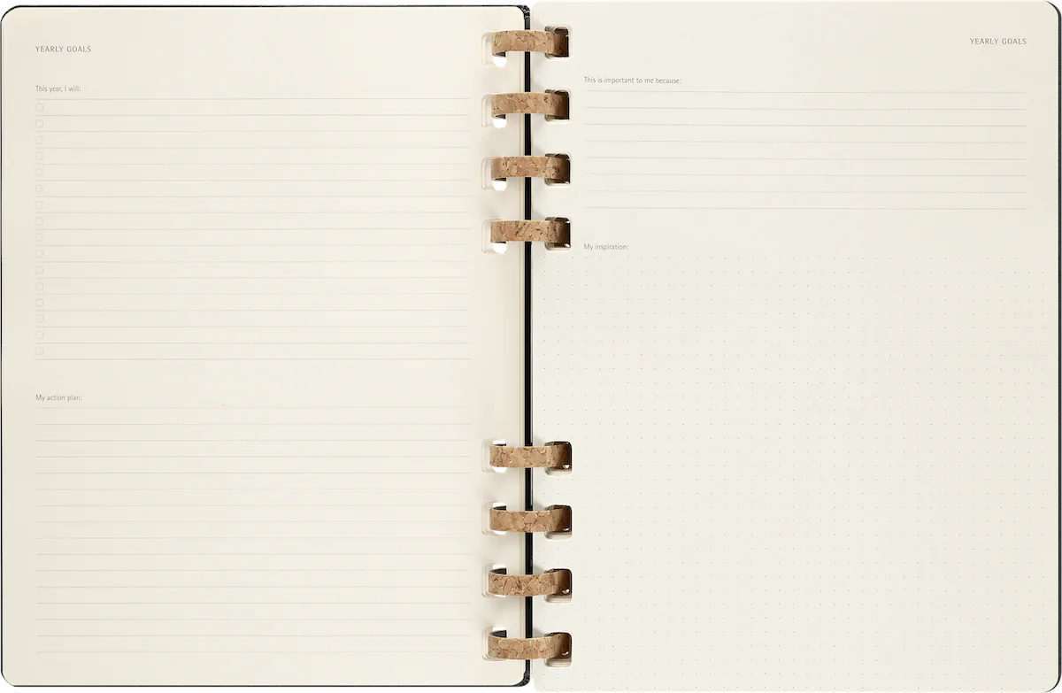 Щотижневик на 12 місяців 2023-2024 Spiral Академічний Чорний - Зображення 8