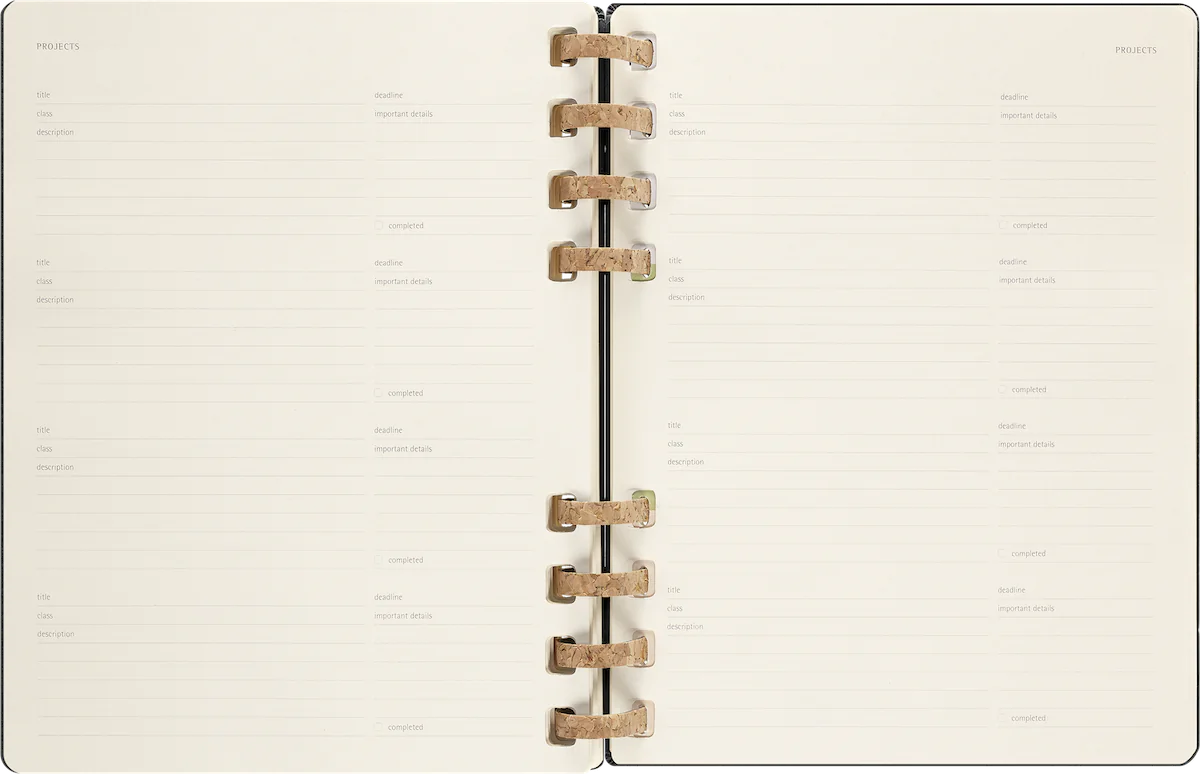 Щотижневик на 12 місяців 2023-2024 Spiral Академічний Чорний - Зображення 17