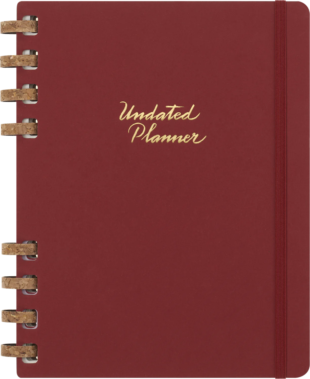 Щотижневик з місцем для дат Spiral великий Вишневий - Зображення 2