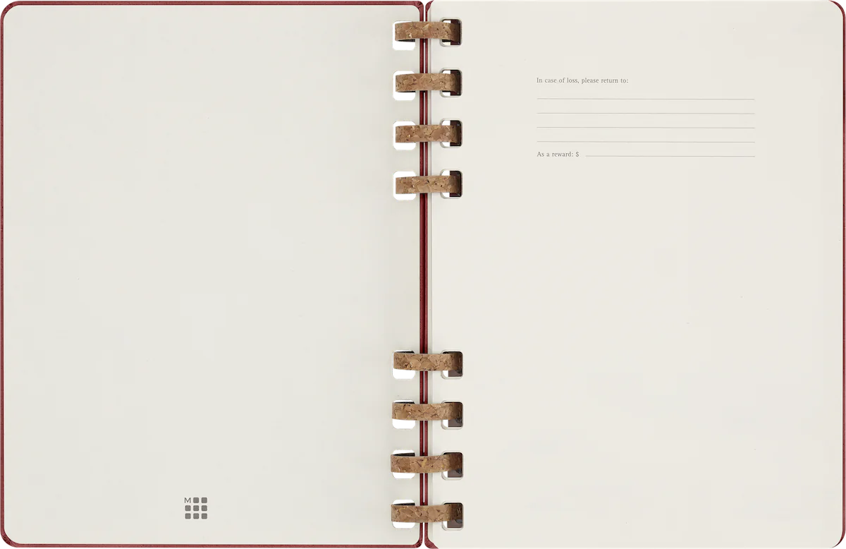 Щотижневик з місцем для дат Spiral великий Вишневий - Зображення 17