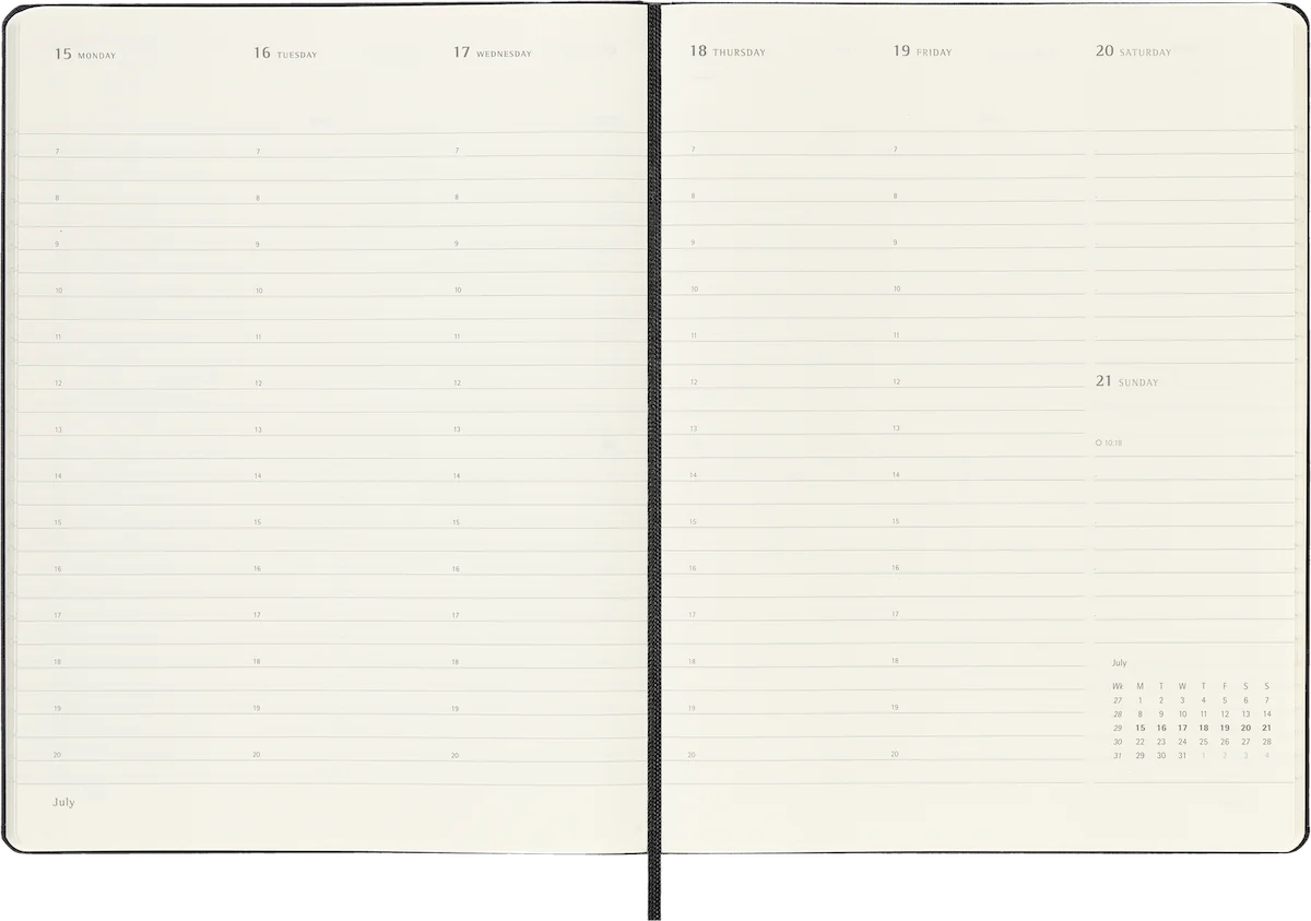 Щотижневик 2024 PRO Вертикальний Чорний - Зображення 5