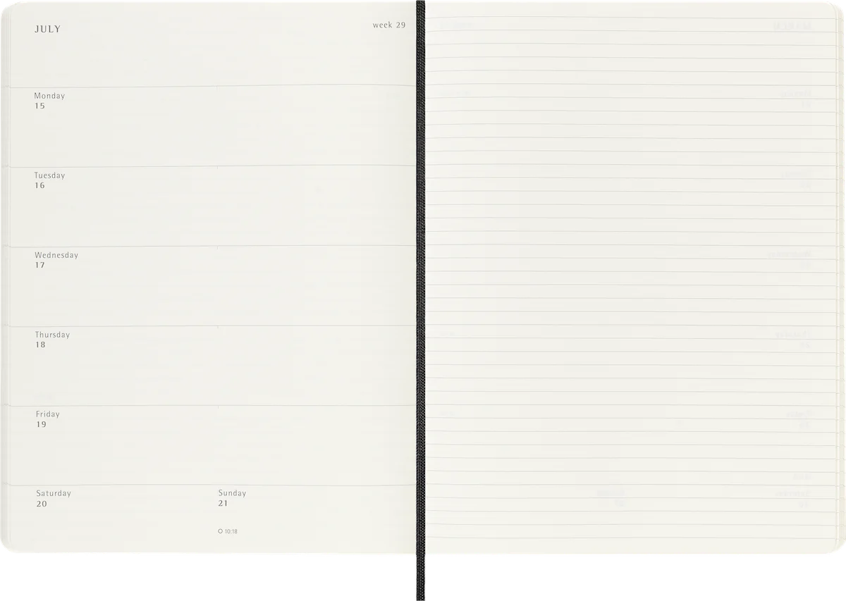 Щотижневик на 18 місяців 2023-2024 Чорний - Зображення 5