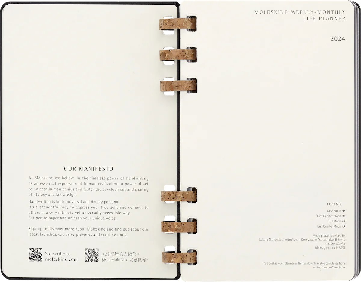 Щотижневик 2024 Spiral Чорний - Зображення 4