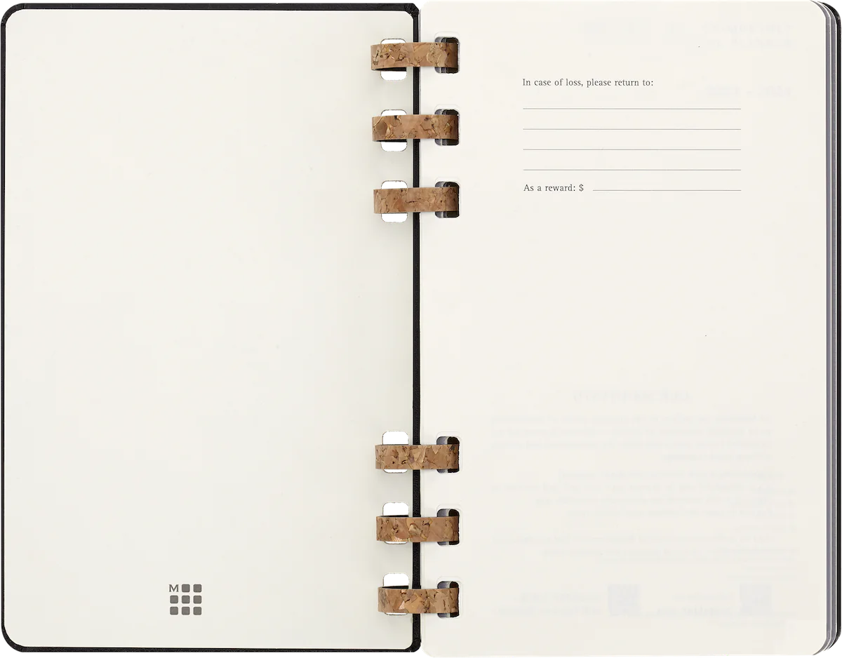 Щотижневик на 12 місяців 2023-2024 Spiral Академічний Чорний - Зображення 2