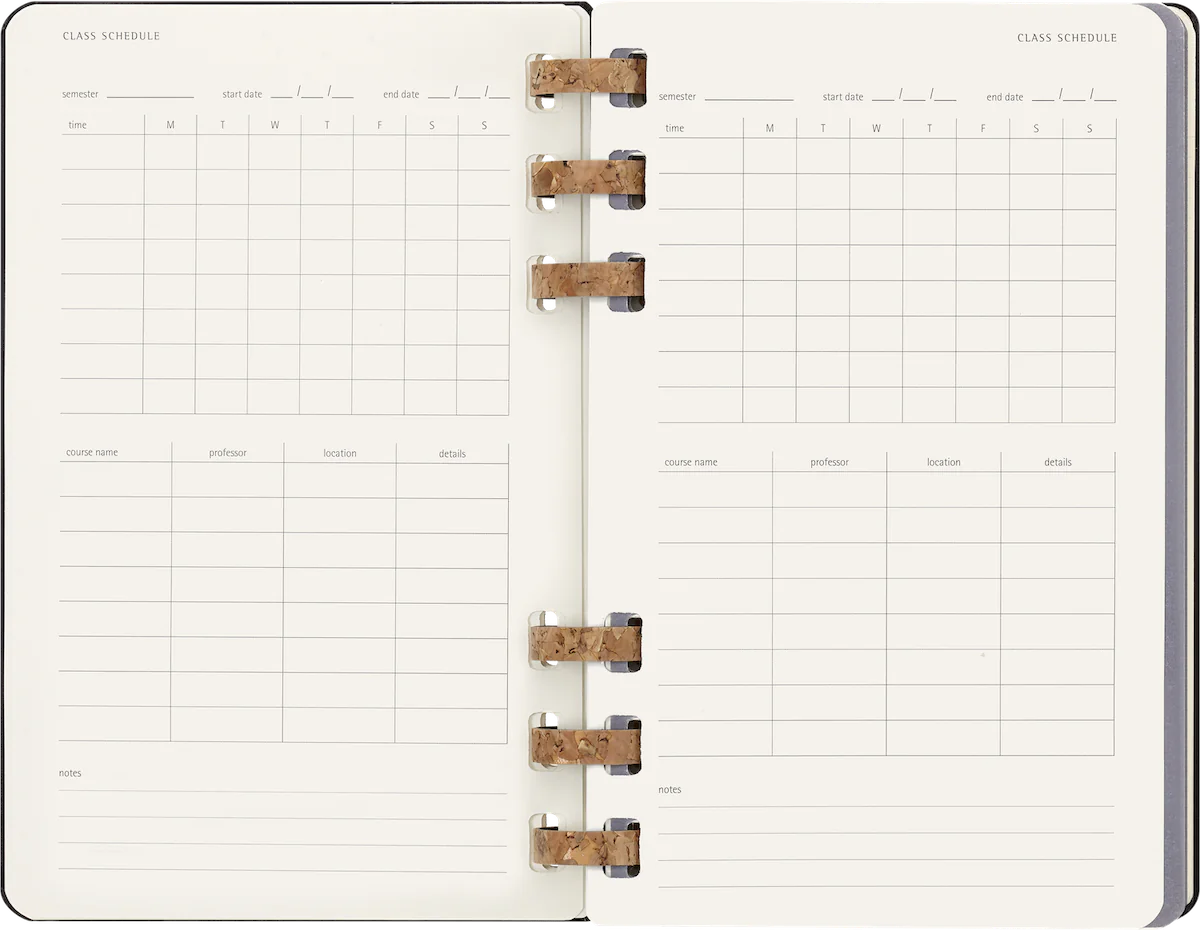 Щотижневик на 12 місяців 2023-2024 Spiral Академічний Чорний - Зображення 5