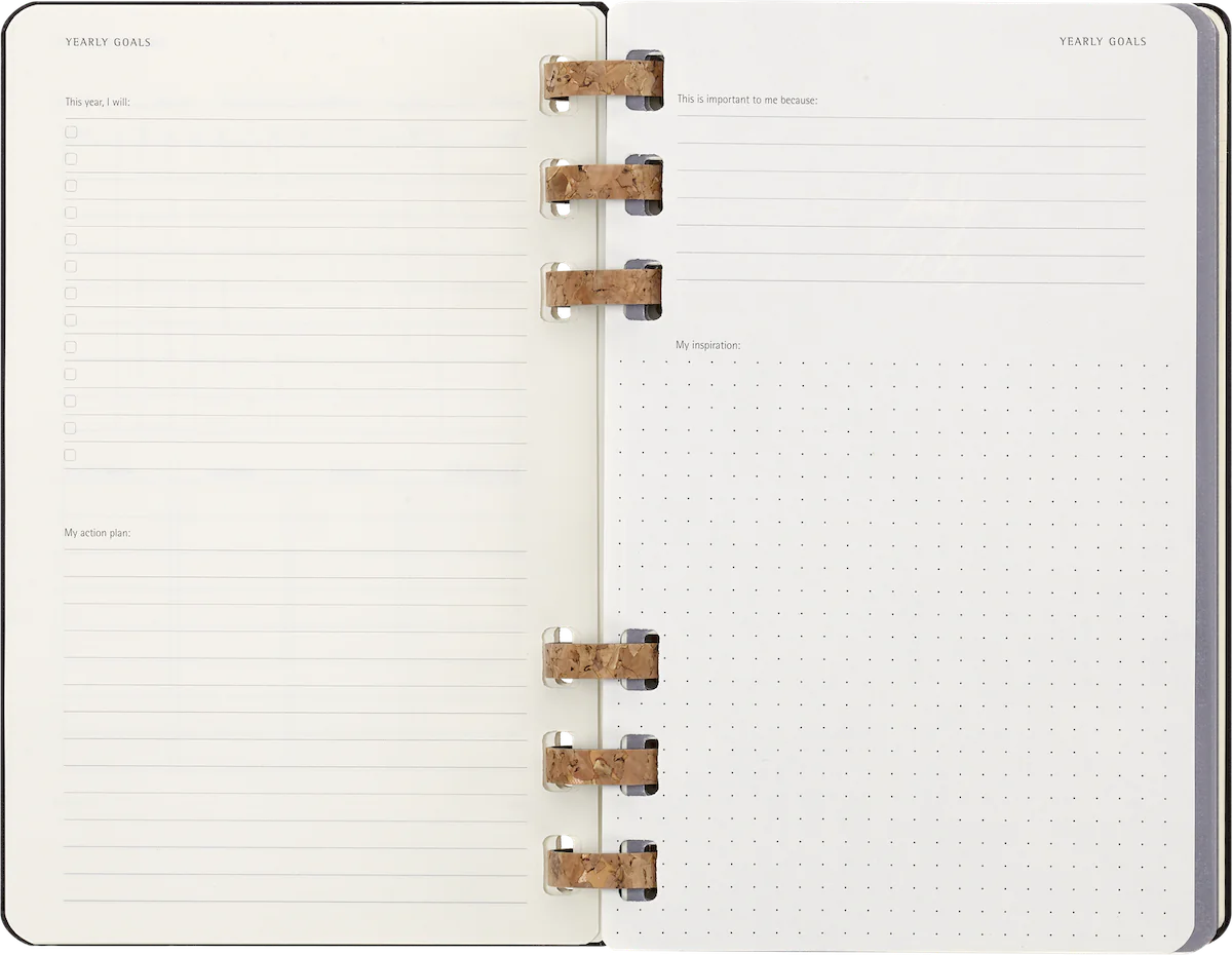 Щотижневик на 12 місяців 2023-2024 Spiral Академічний Чорний - Зображення 7