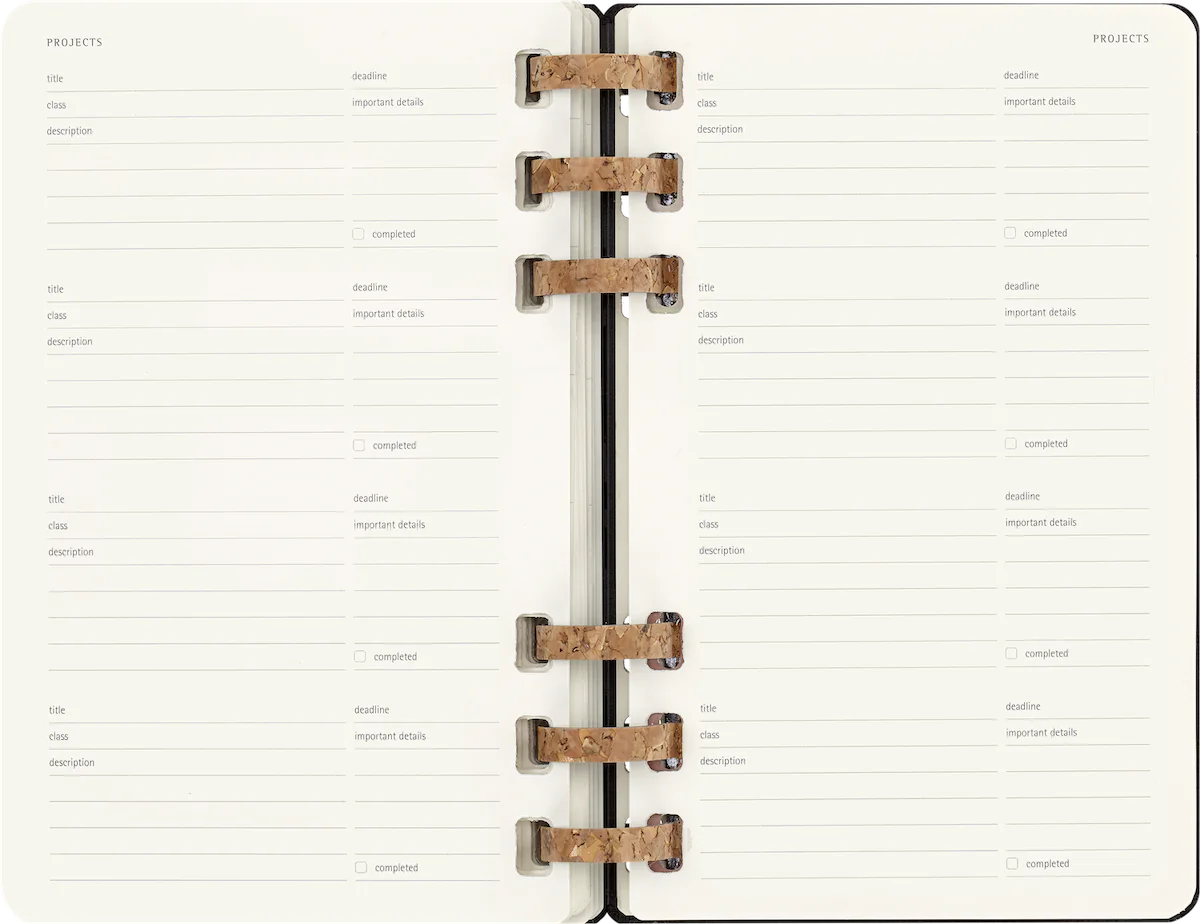 Щотижневик на 12 місяців 2023-2024 Spiral Академічний Чорний - Зображення 16