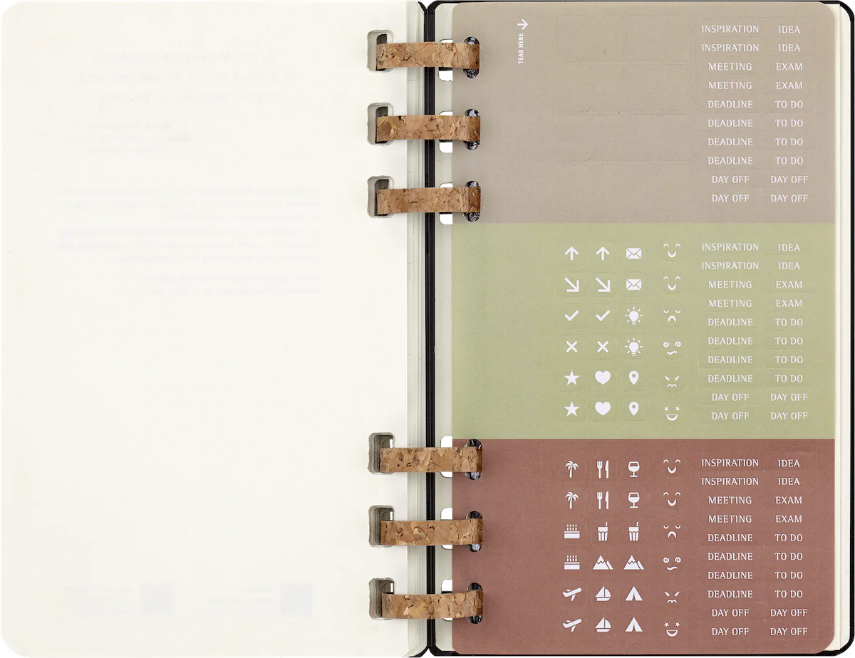 Щотижневик на 12 місяців 2023-2024 Spiral Академічний Чорний - Зображення 19
